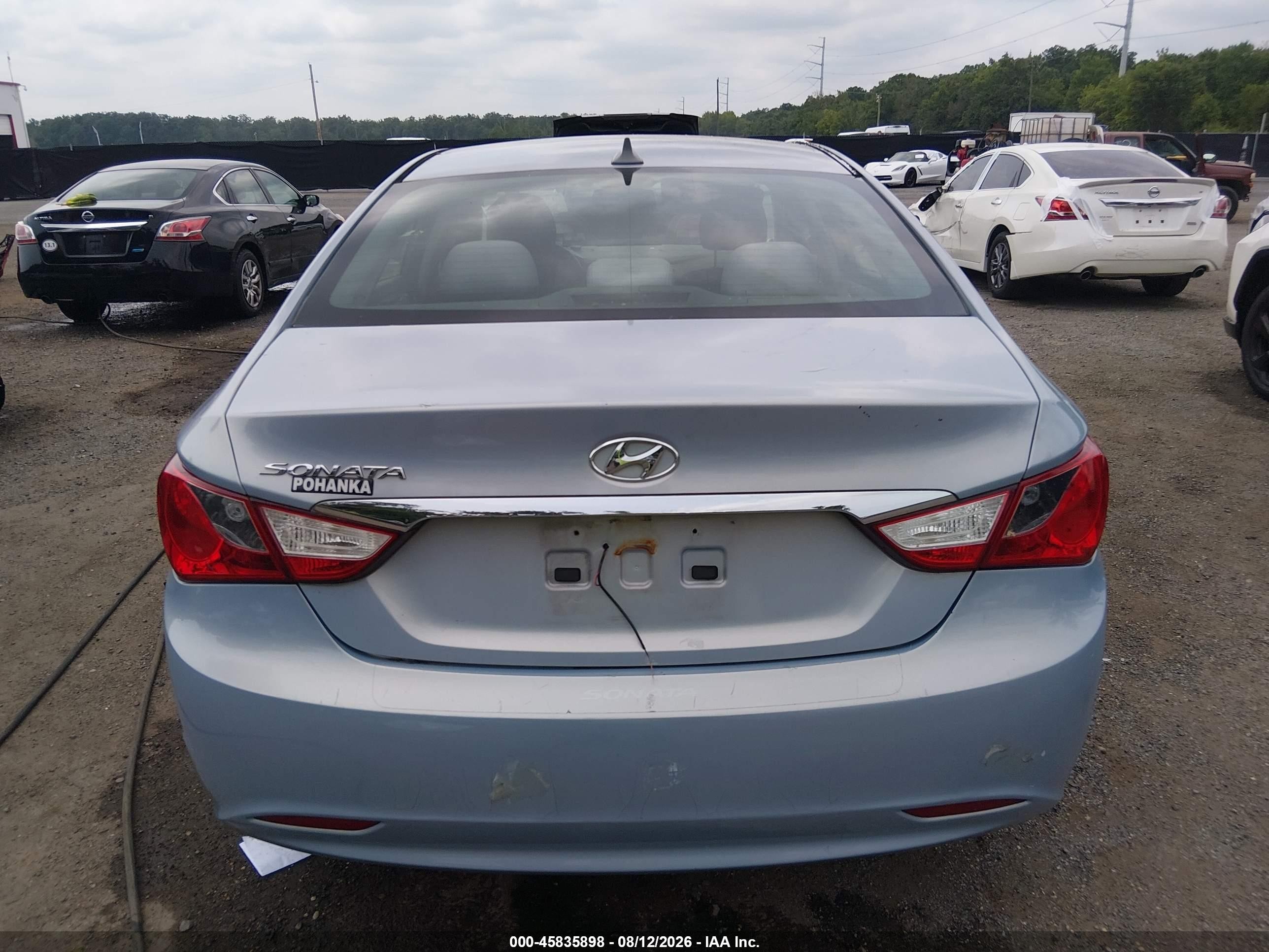 2013 Hyundai Sonata Gls Light Blue vin: 5NPEB4AC1DH683433