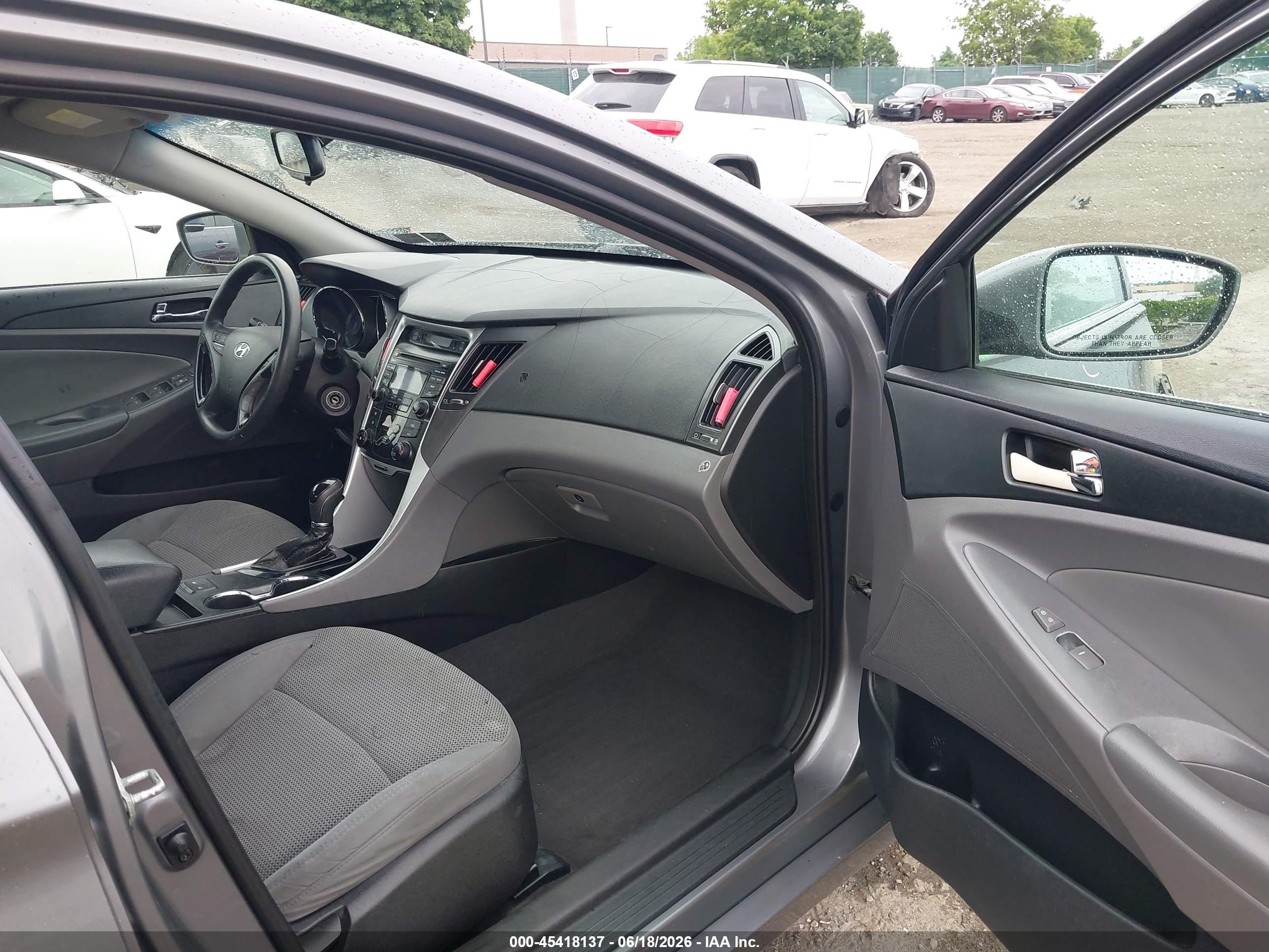 2013 Hyundai Sonata Gls Gray vin: 5NPEB4AC1DH689779
