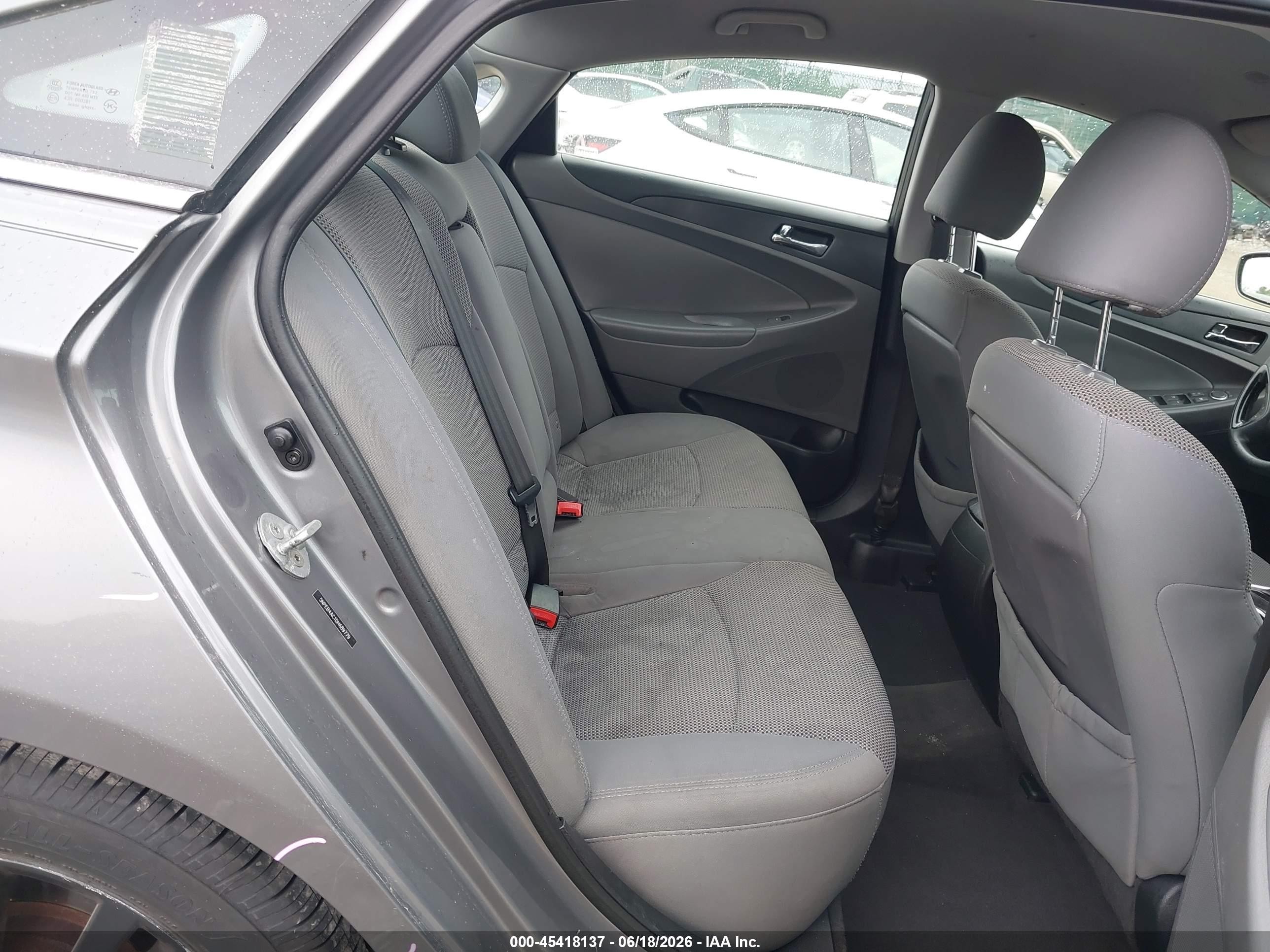 2013 Hyundai Sonata Gls Gray vin: 5NPEB4AC1DH689779