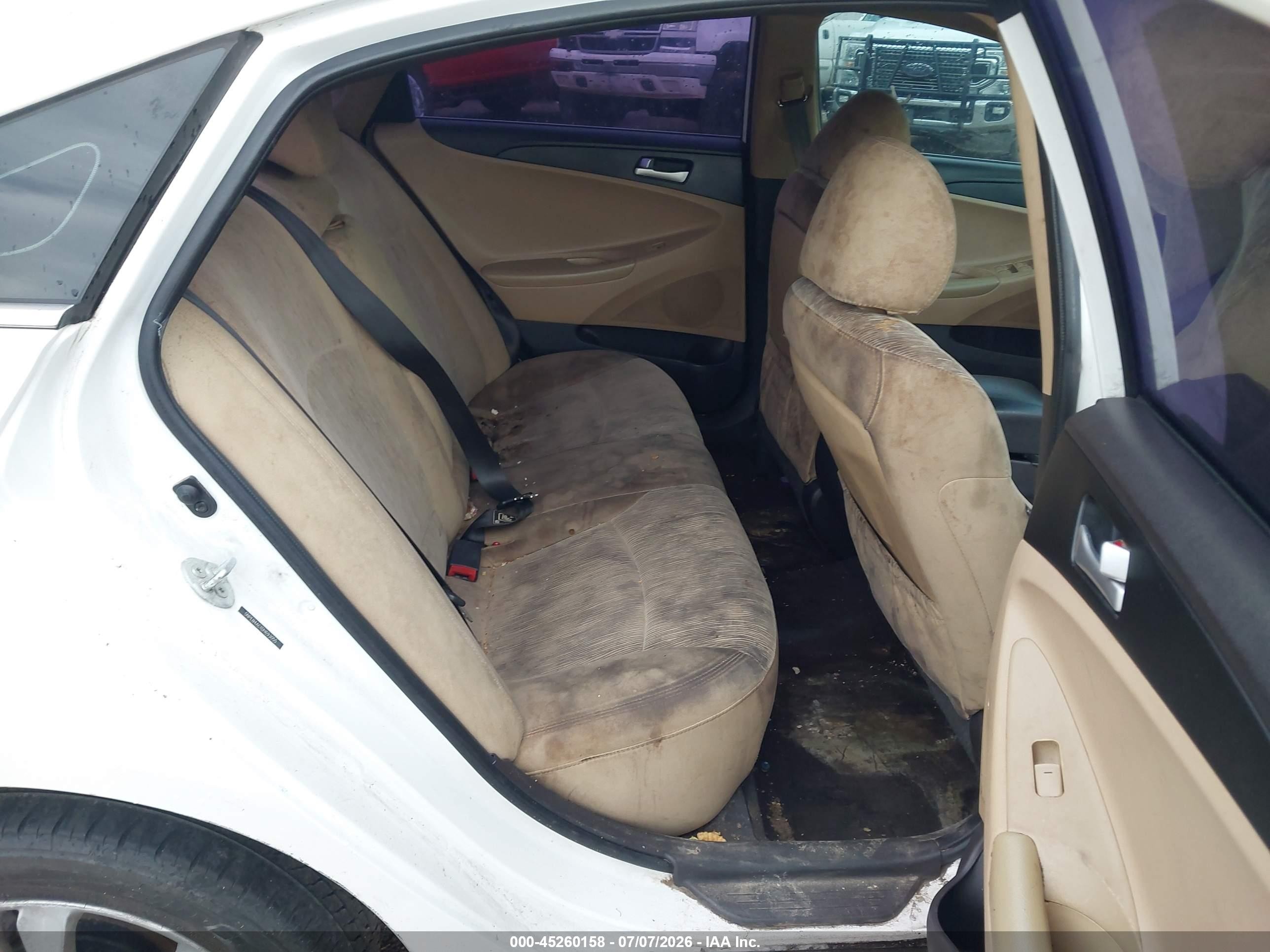 2013 Hyundai Sonata Gls Белый vin: 5NPEB4AC1DH693055