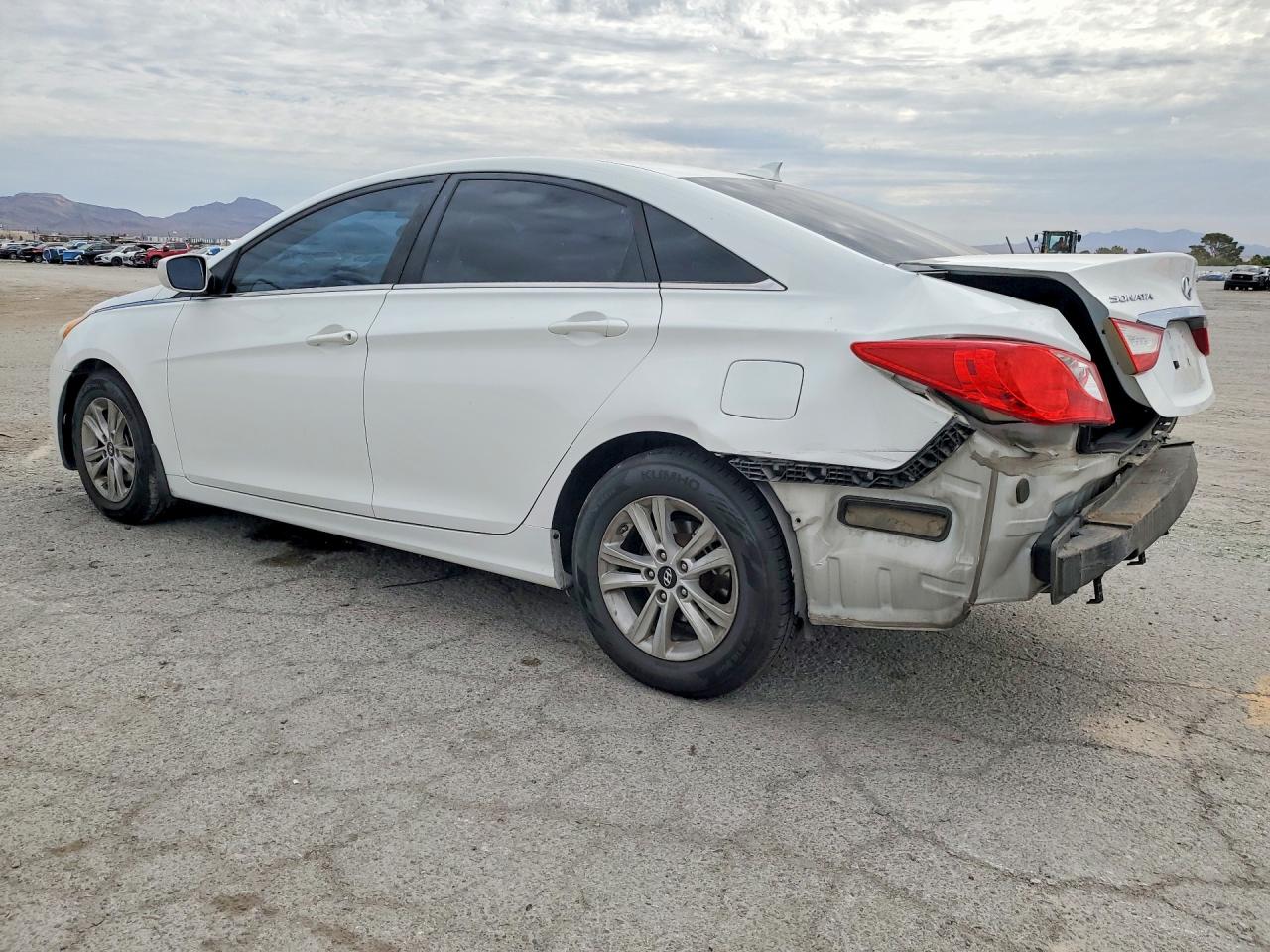 2013 Hyundai Sonata Gls White vin: 5NPEB4AC1DH694142