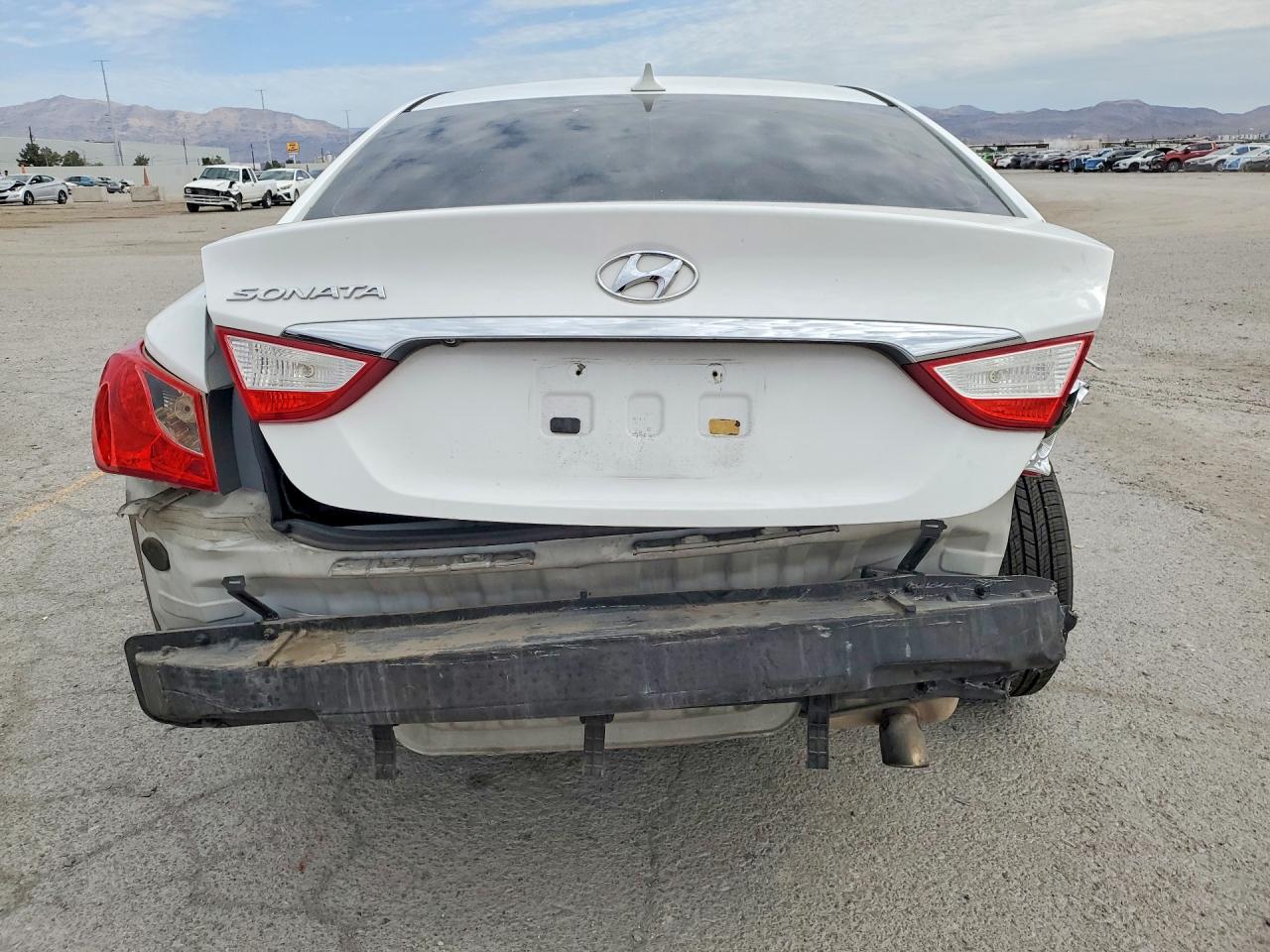 2013 Hyundai Sonata Gls White vin: 5NPEB4AC1DH694142