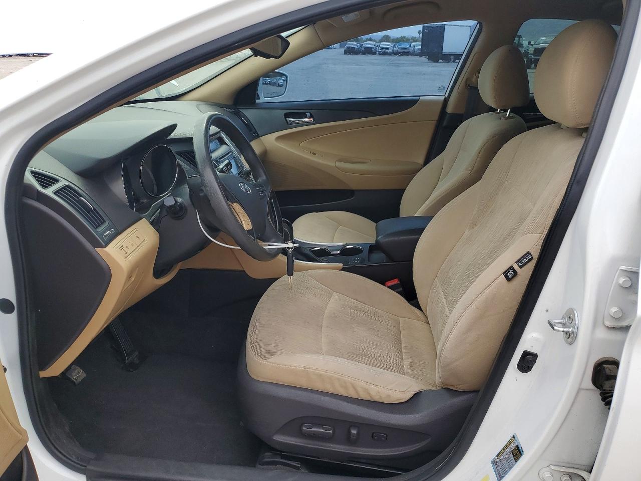 2013 Hyundai Sonata Gls White vin: 5NPEB4AC1DH694142