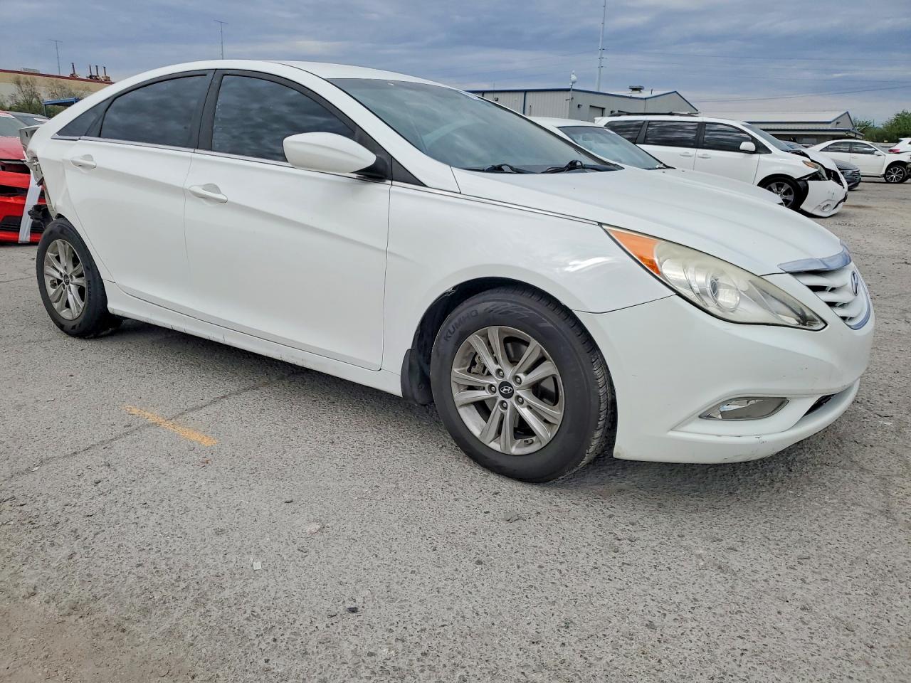 2013 Hyundai Sonata Gls White vin: 5NPEB4AC1DH694142