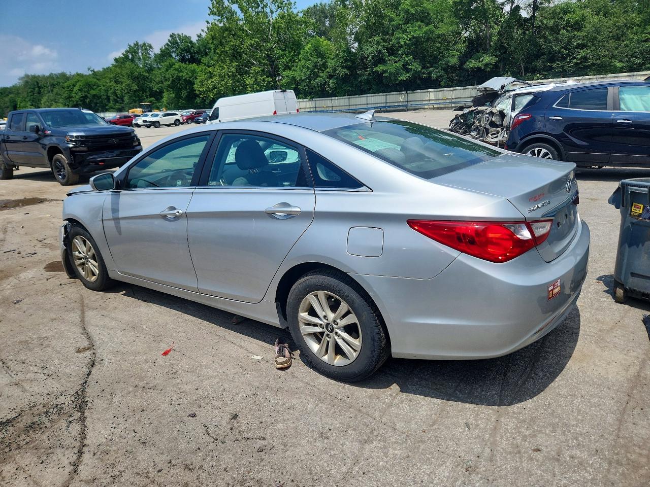 2013 Hyundai Sonata Gls Silver vin: 5NPEB4AC1DH694237
