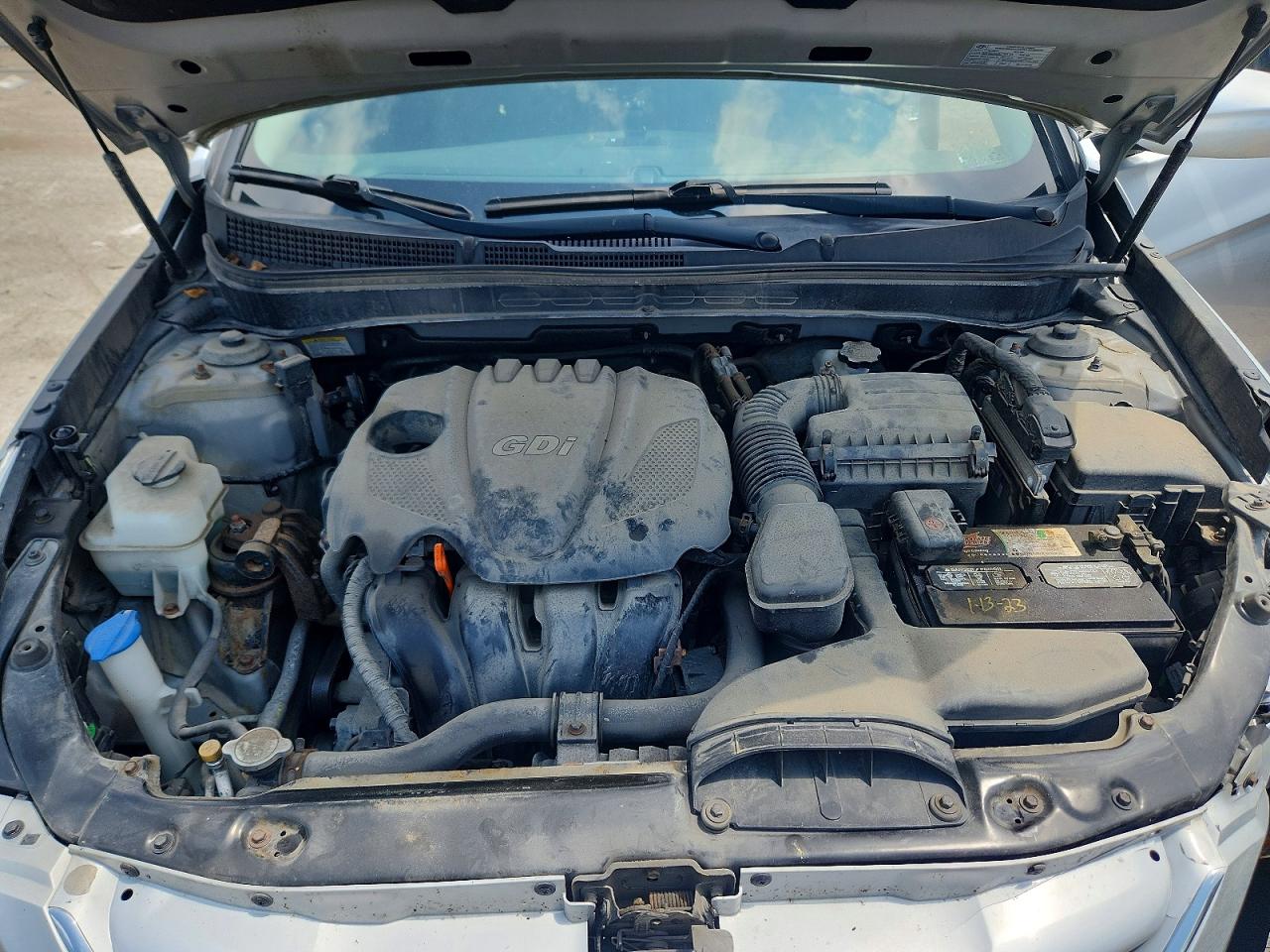 2013 Hyundai Sonata Gls Silver vin: 5NPEB4AC1DH694237