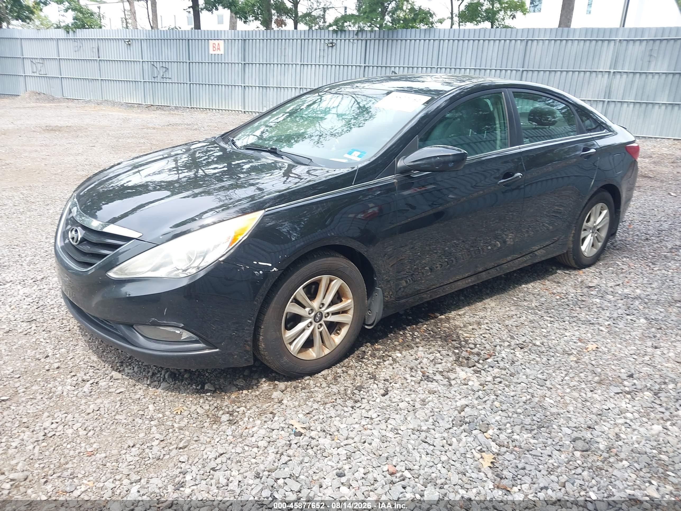 2013 Hyundai Sonata Gls Black vin: 5NPEB4AC1DH702790