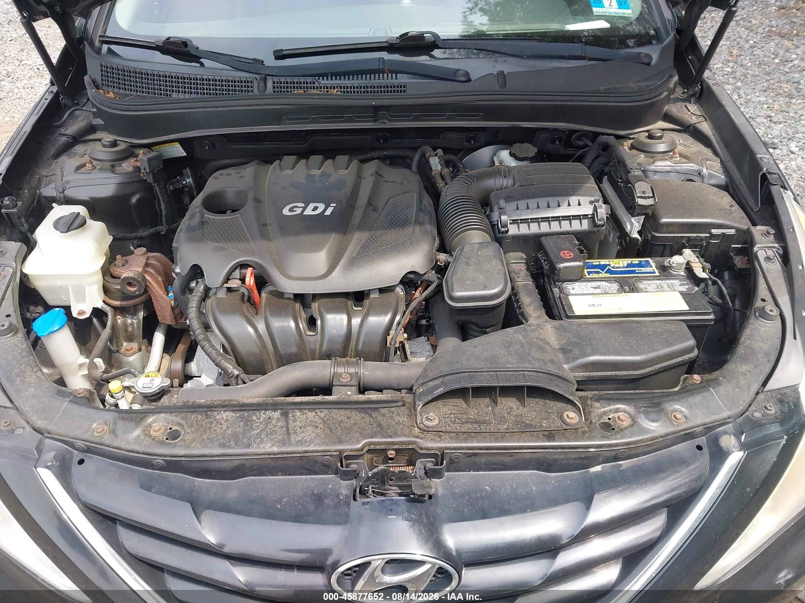 2013 Hyundai Sonata Gls Black vin: 5NPEB4AC1DH702790
