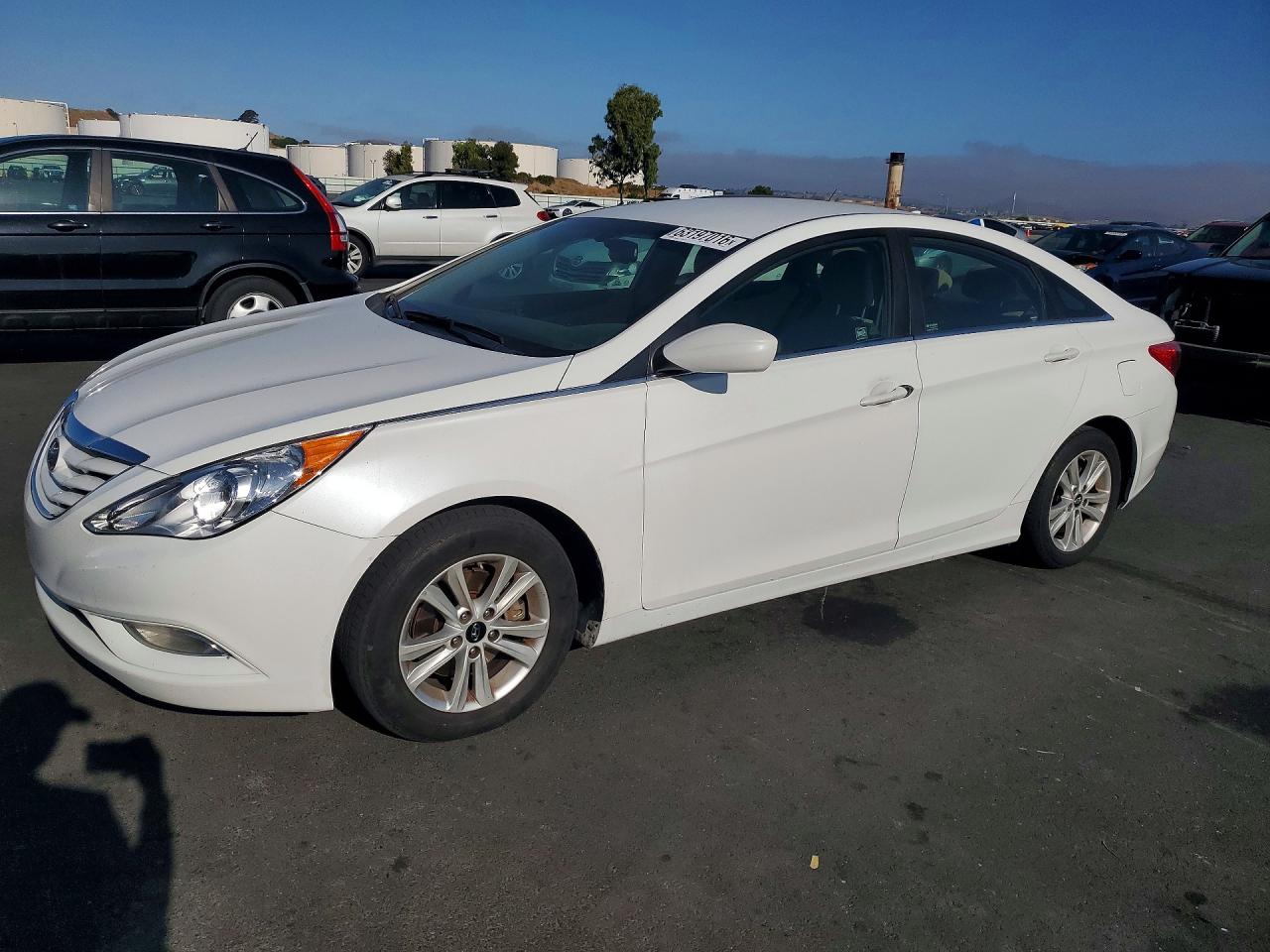 2013 Hyundai Sonata Gls White vin: 5NPEB4AC1DH710016
