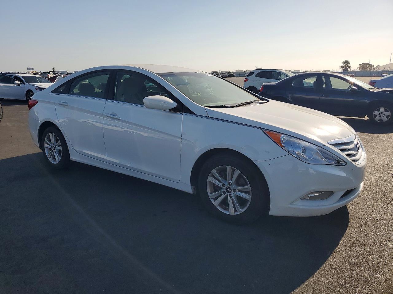 2013 Hyundai Sonata Gls White vin: 5NPEB4AC1DH710016
