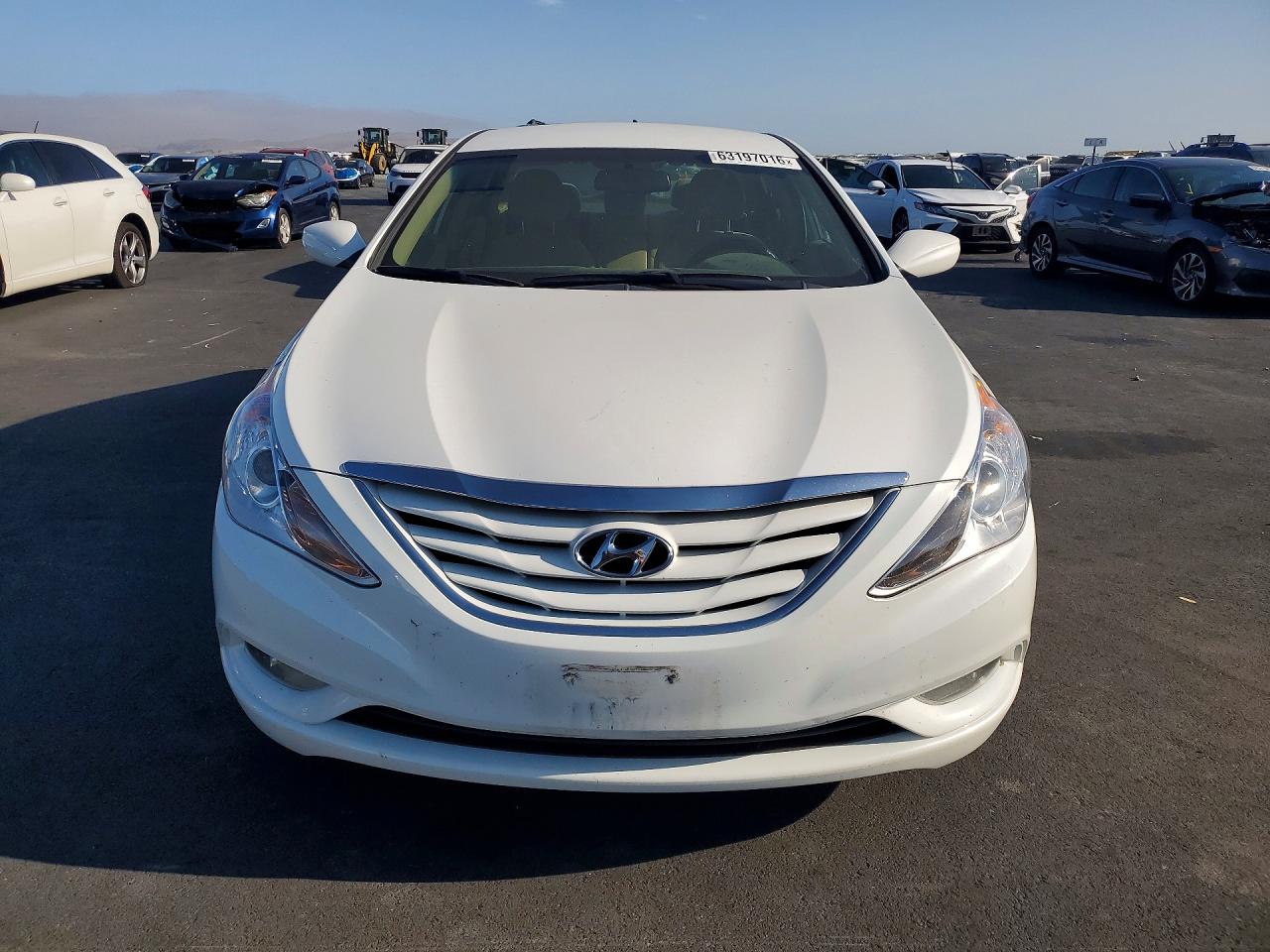 2013 Hyundai Sonata Gls White vin: 5NPEB4AC1DH710016