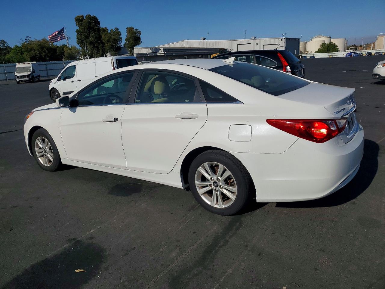 2013 Hyundai Sonata Gls White vin: 5NPEB4AC1DH710016