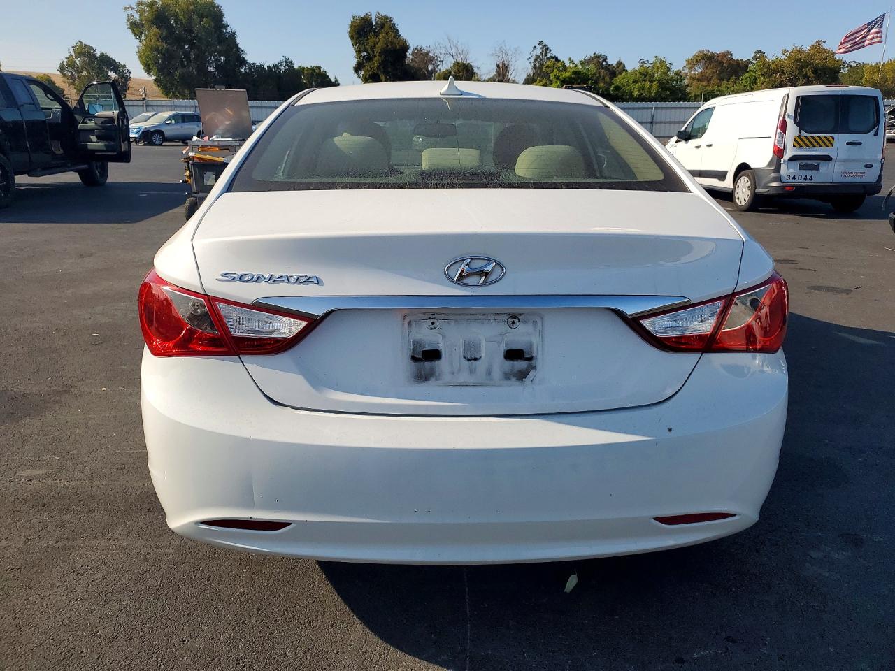 2013 Hyundai Sonata Gls White vin: 5NPEB4AC1DH710016