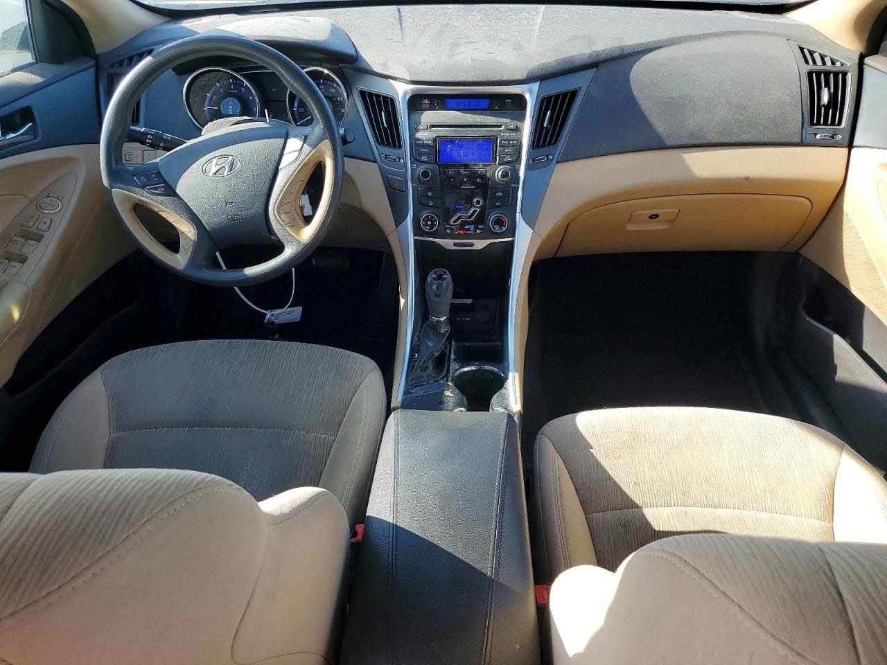 2013 Hyundai Sonata Gls White vin: 5NPEB4AC1DH710016