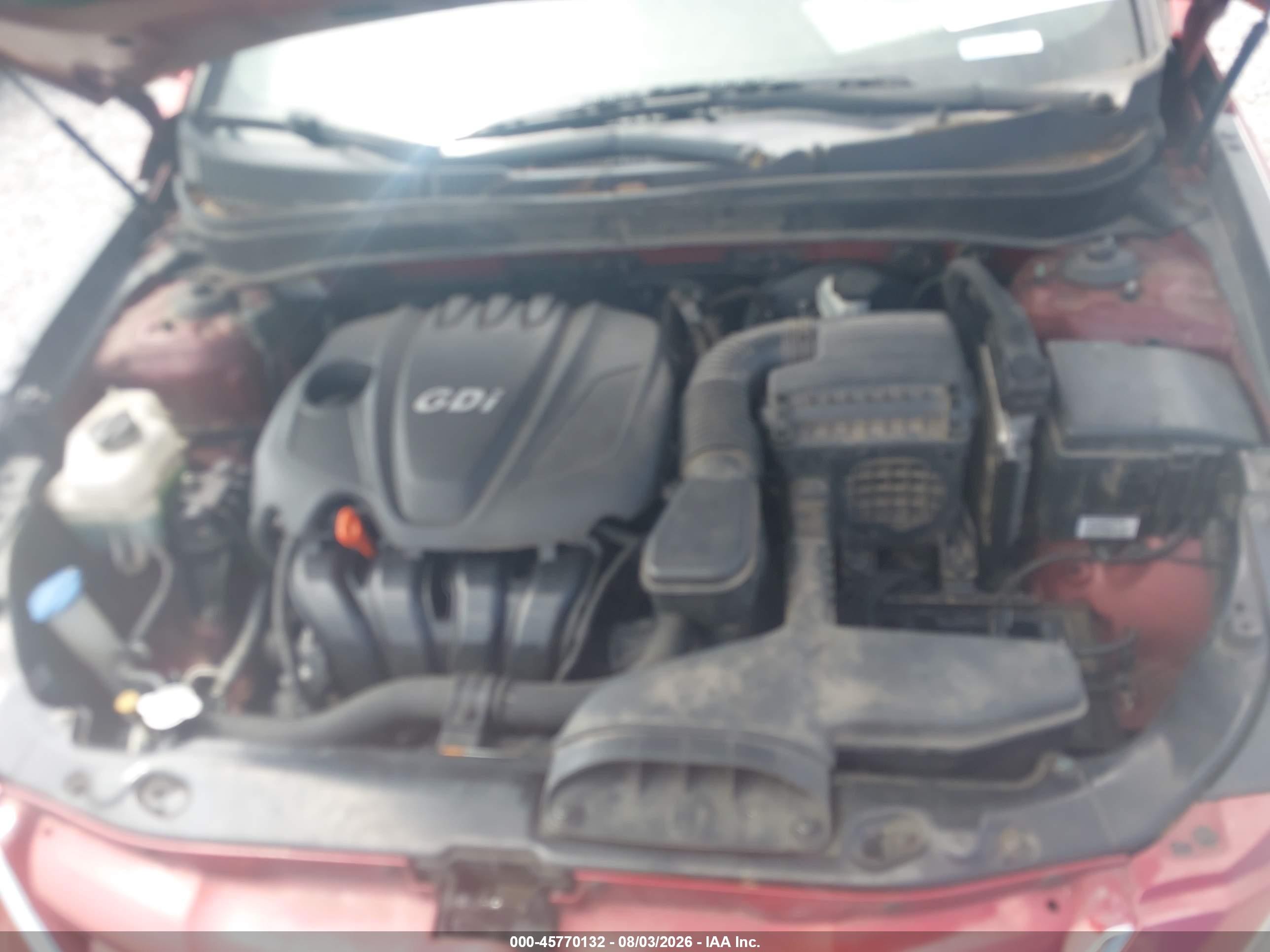 2013 Hyundai Sonata Gls Red vin: 5NPEB4AC1DH720884