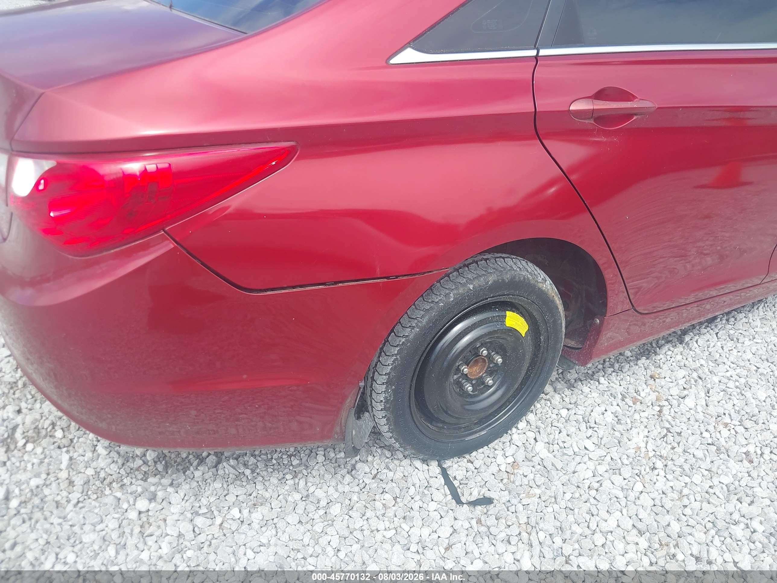2013 Hyundai Sonata Gls Red vin: 5NPEB4AC1DH720884