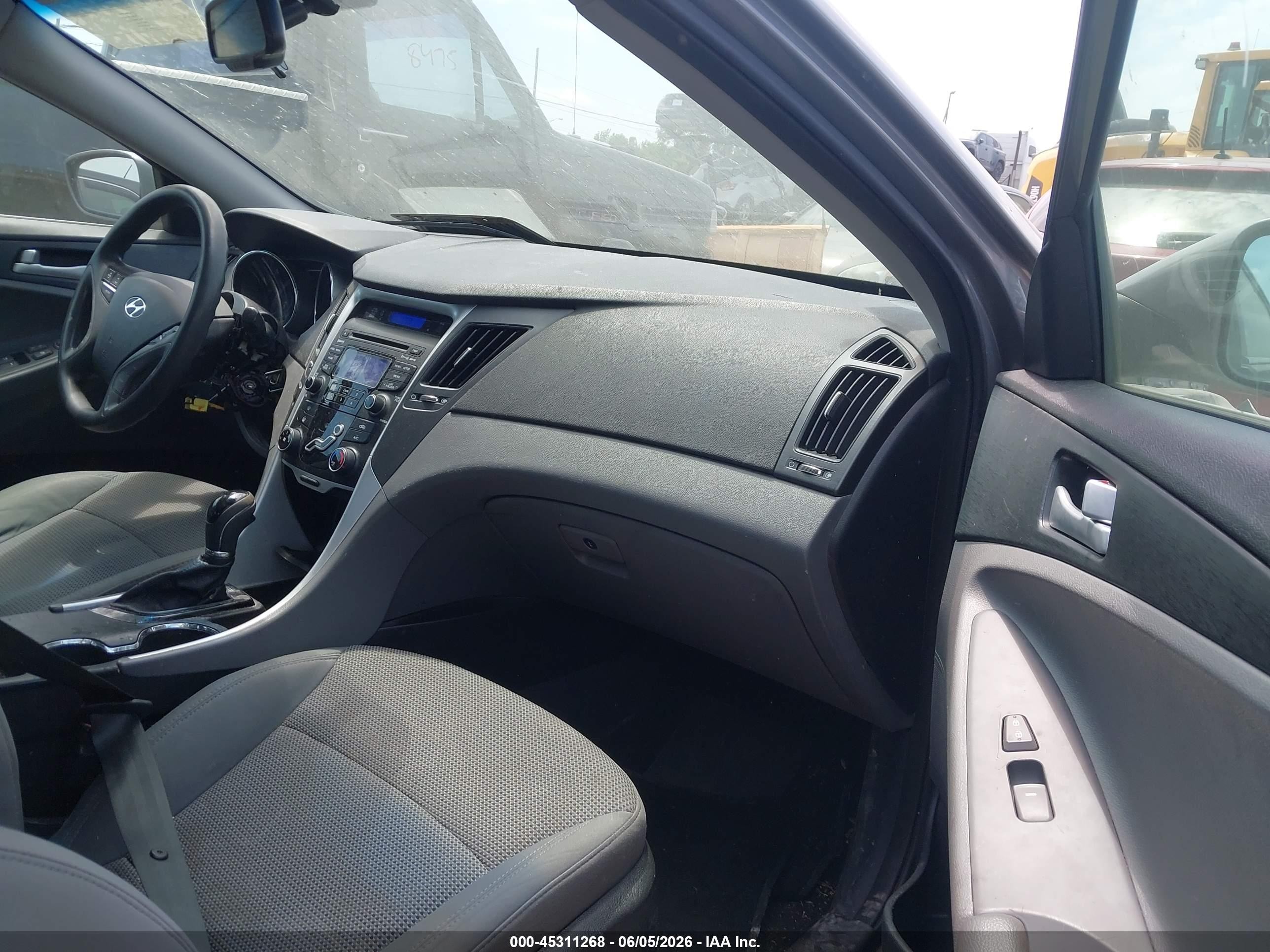 2013 Hyundai Sonata Gls Gray vin: 5NPEB4AC1DH725972