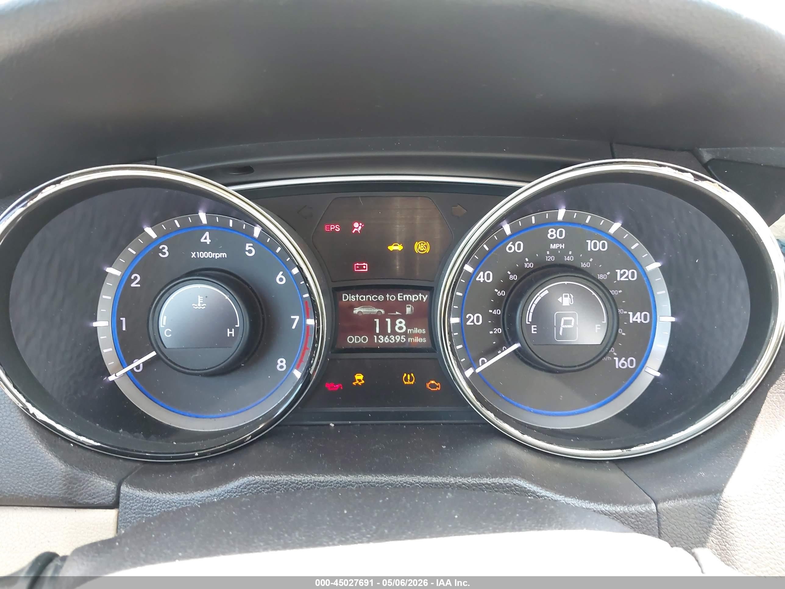 2013 Hyundai Sonata Gls Белый vin: 5NPEB4AC1DH738429
