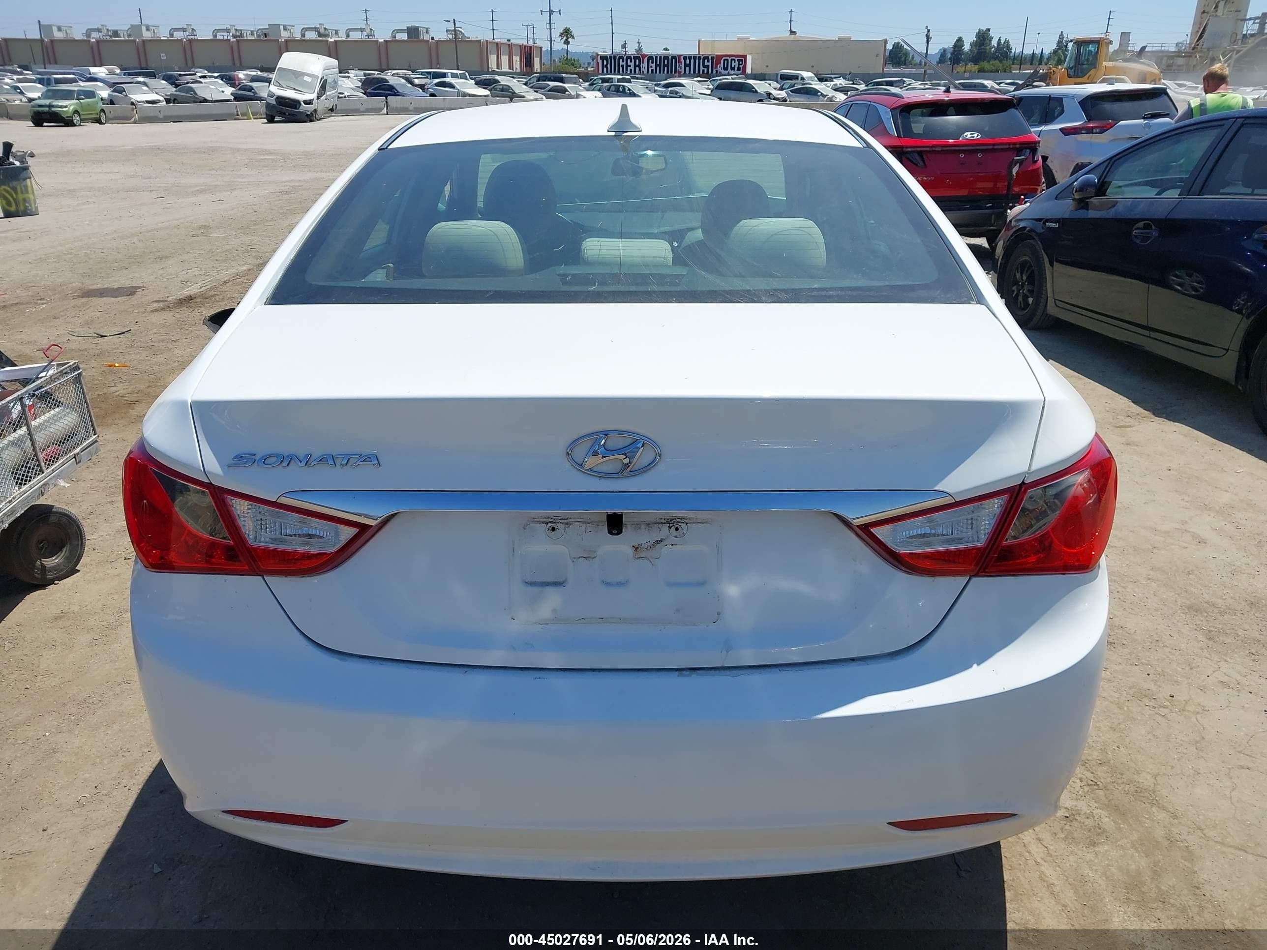 2013 Hyundai Sonata Gls Белый vin: 5NPEB4AC1DH738429