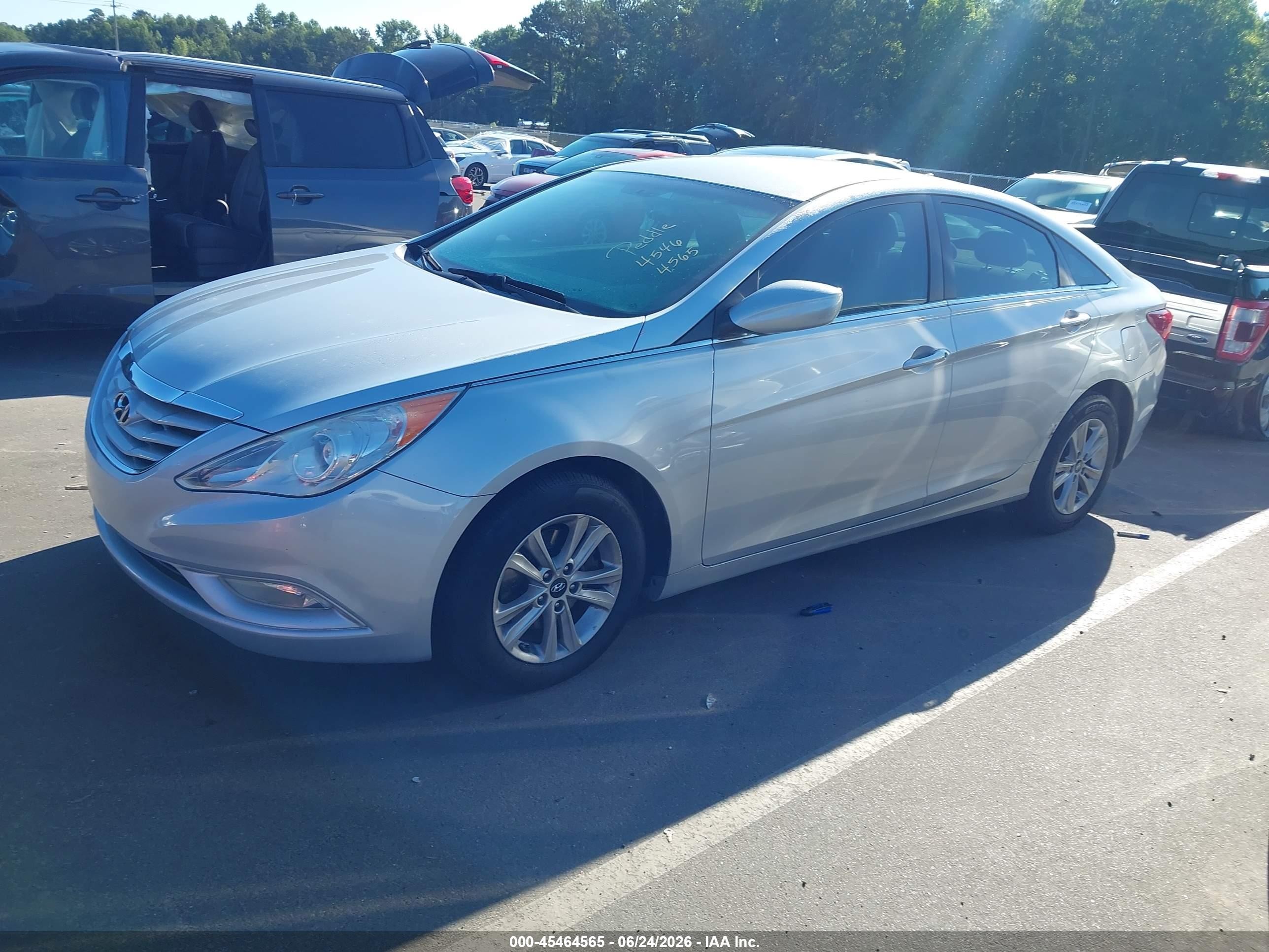 2013 Hyundai Sonata Gls Silver vin: 5NPEB4AC1DH749981