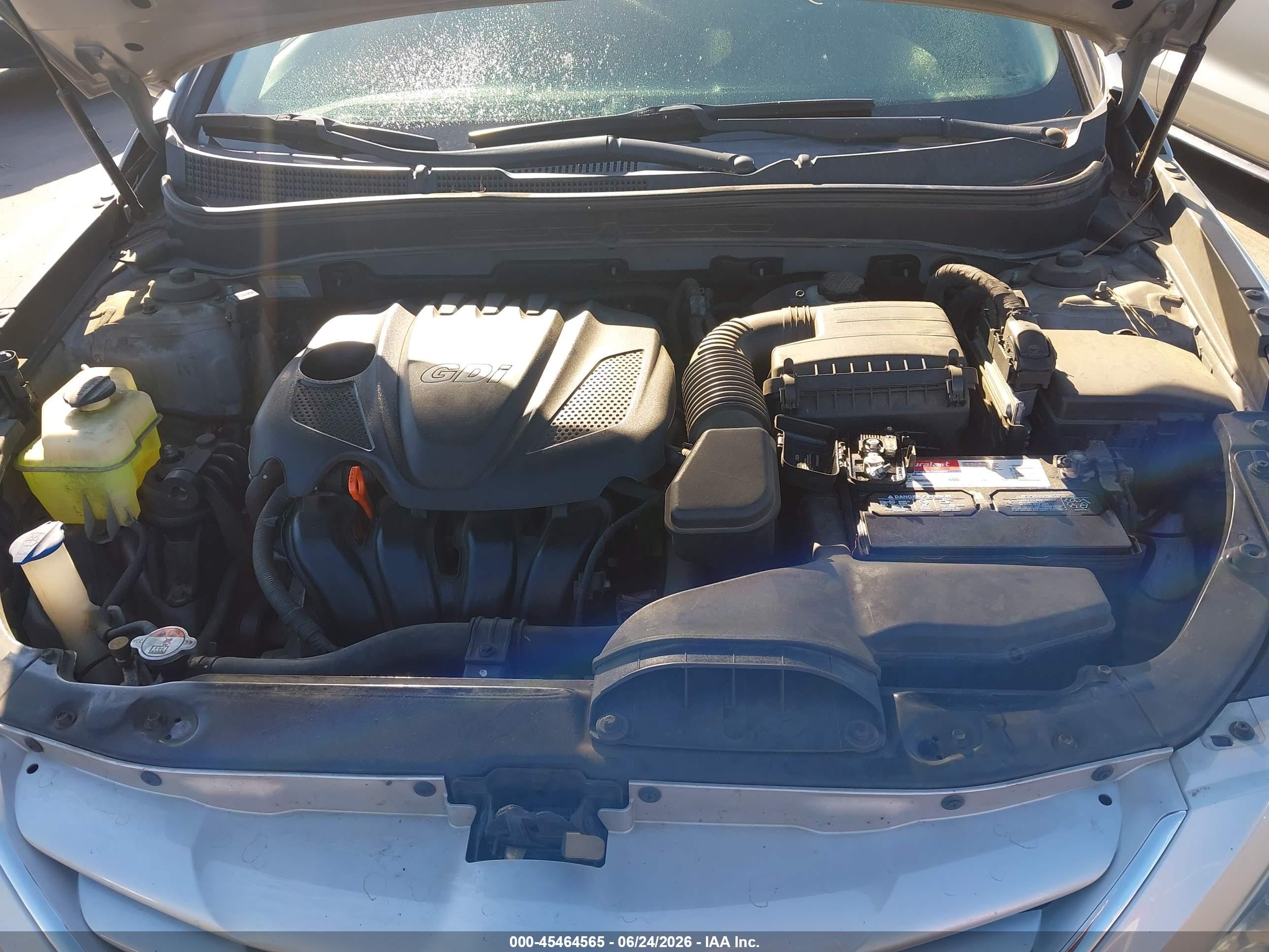 2013 Hyundai Sonata Gls Silver vin: 5NPEB4AC1DH749981