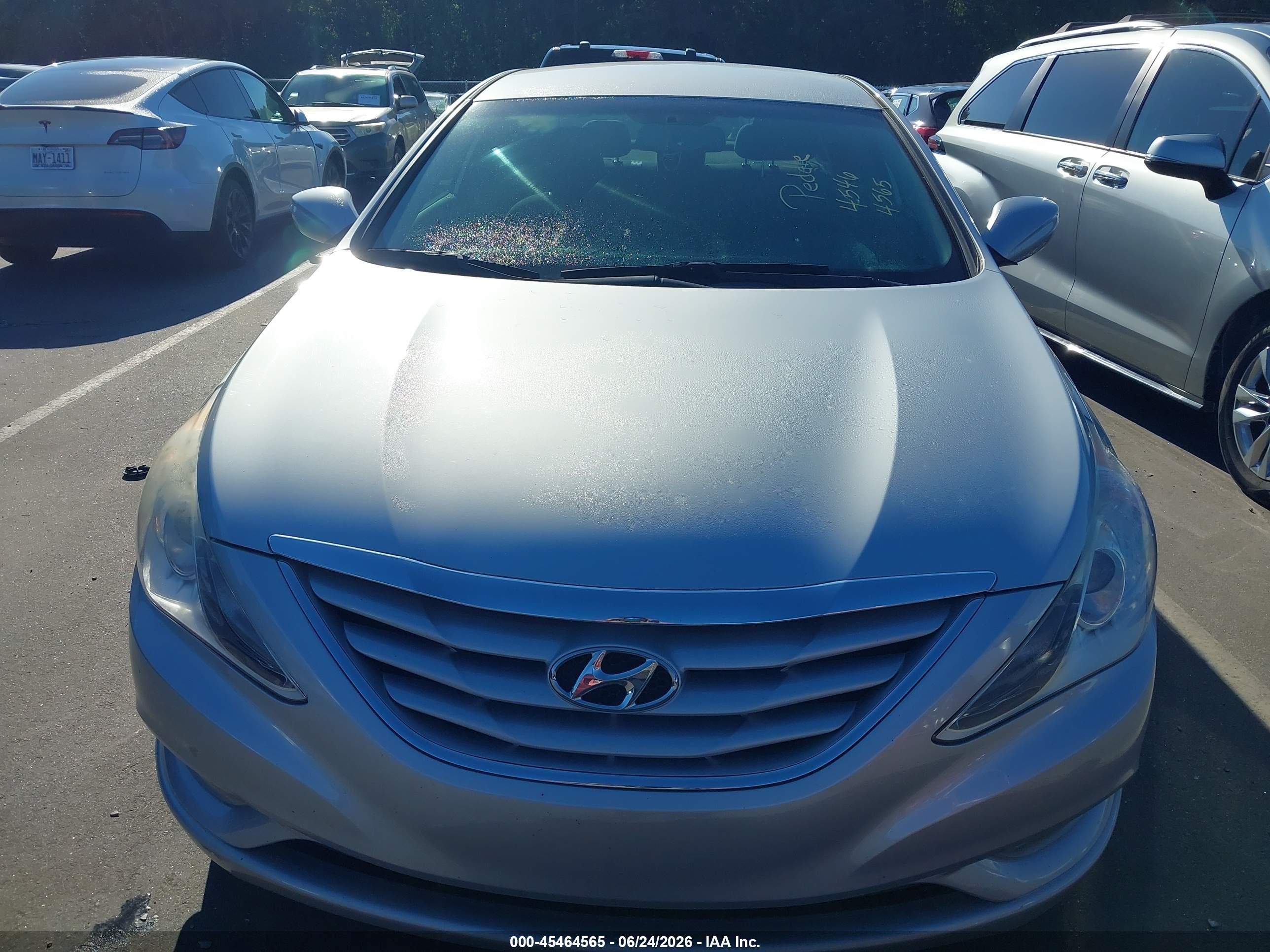2013 Hyundai Sonata Gls Silver vin: 5NPEB4AC1DH749981