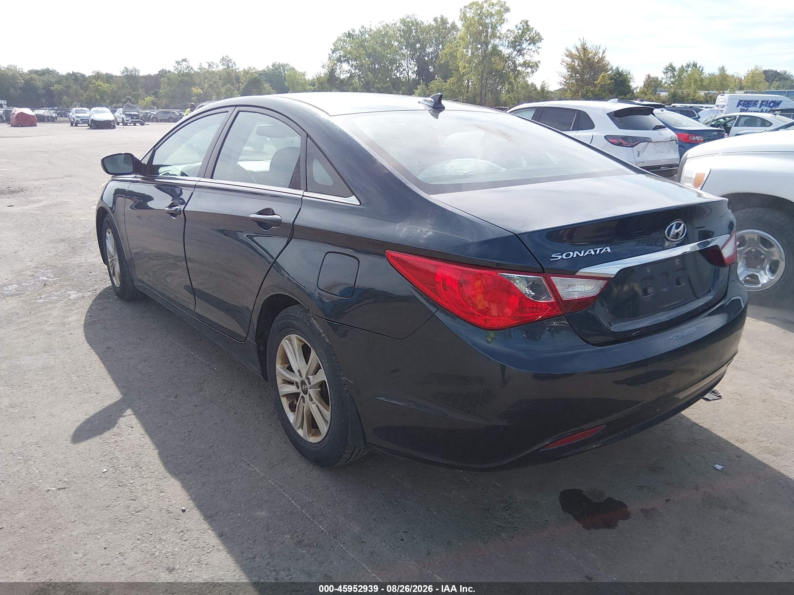 2013 Hyundai Sonata Gls Black vin: 5NPEB4AC1DH752086