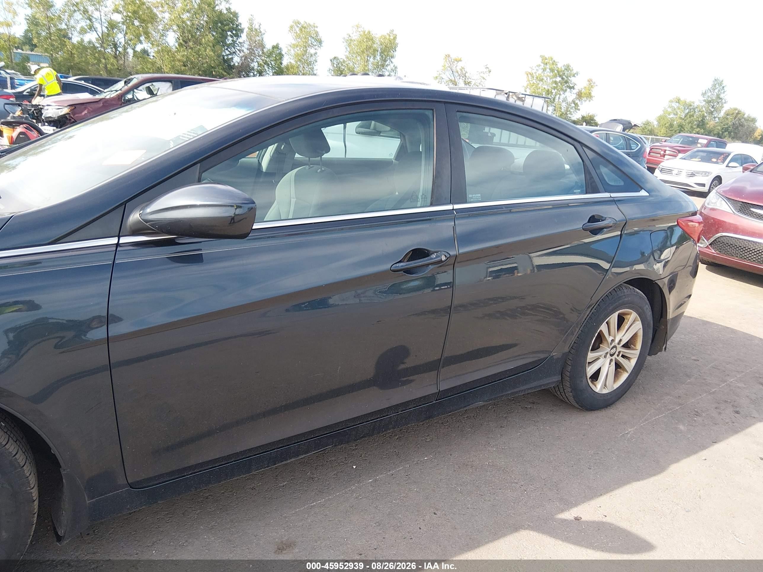 2013 Hyundai Sonata Gls Black vin: 5NPEB4AC1DH752086