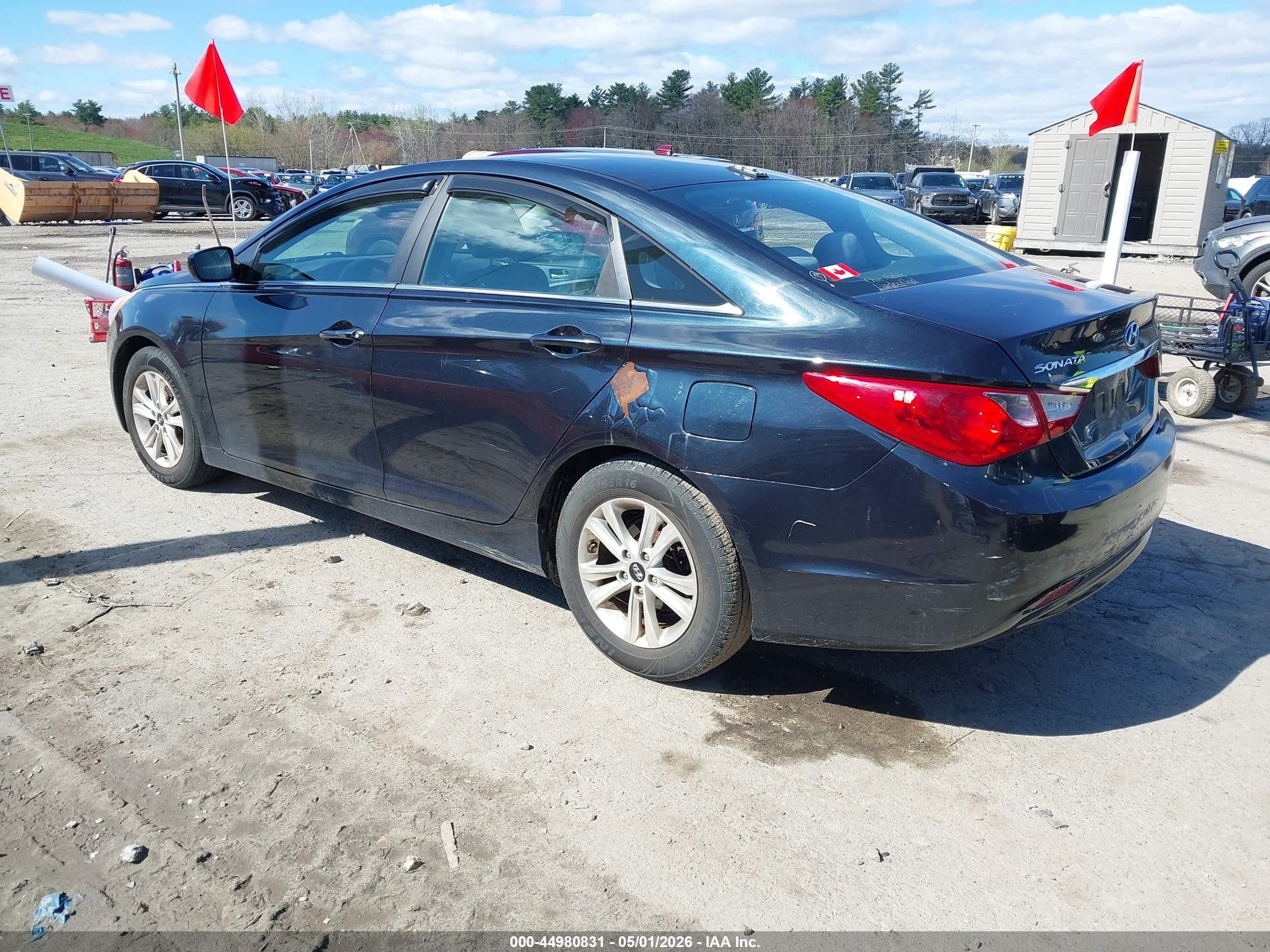 2013 Hyundai Sonata Gls Black vin: 5NPEB4AC1DH756557