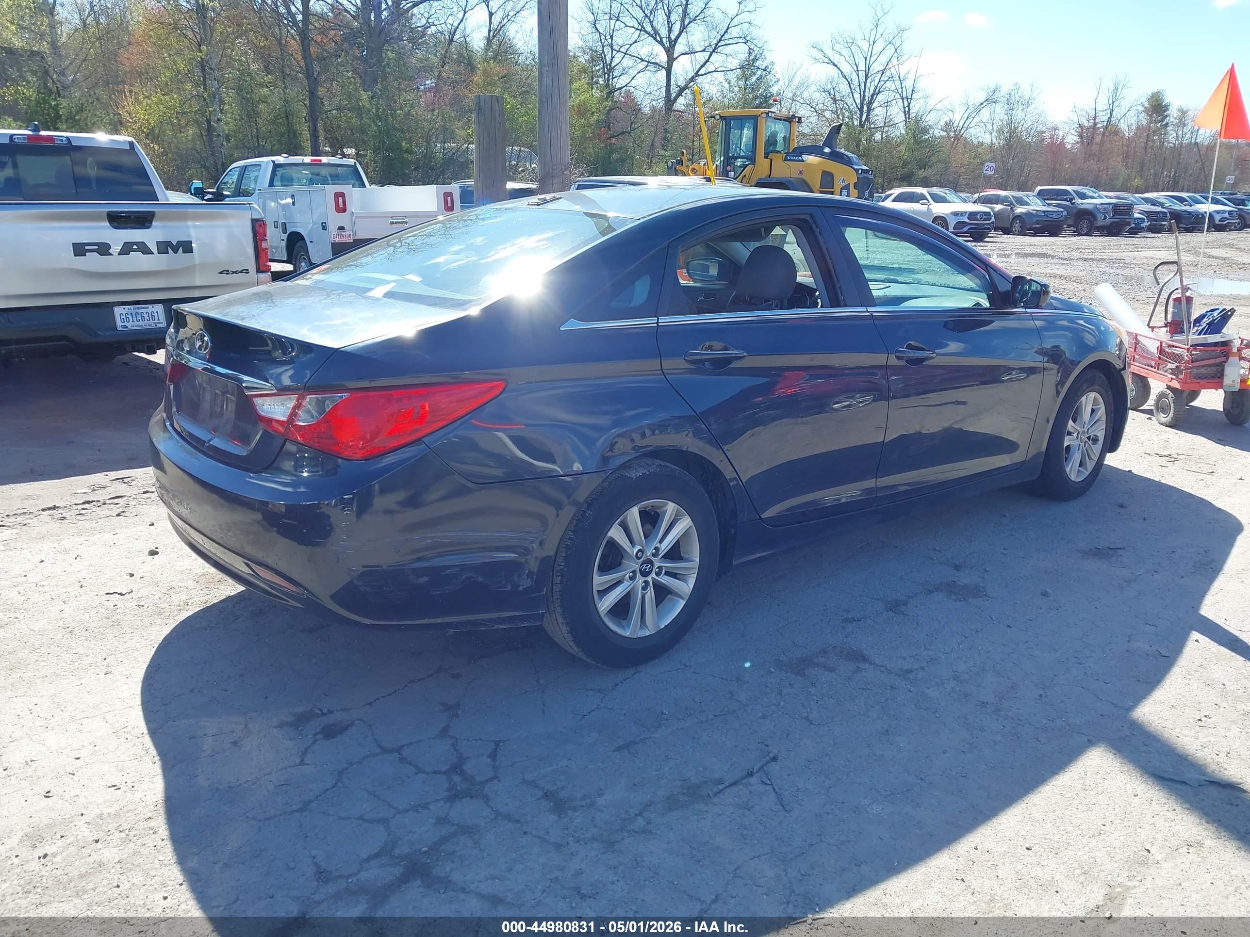 2013 Hyundai Sonata Gls Black vin: 5NPEB4AC1DH756557