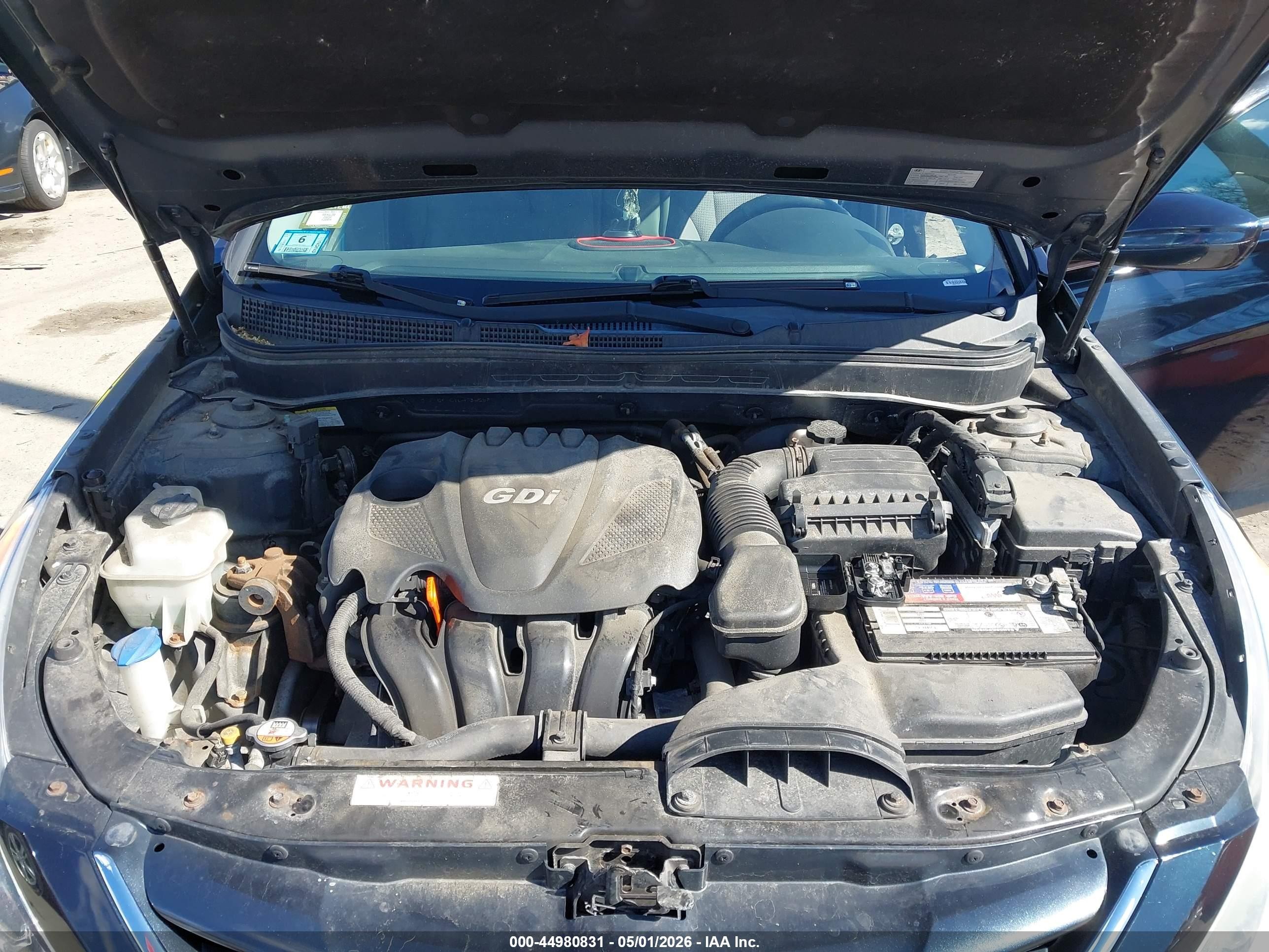 2013 Hyundai Sonata Gls Black vin: 5NPEB4AC1DH756557