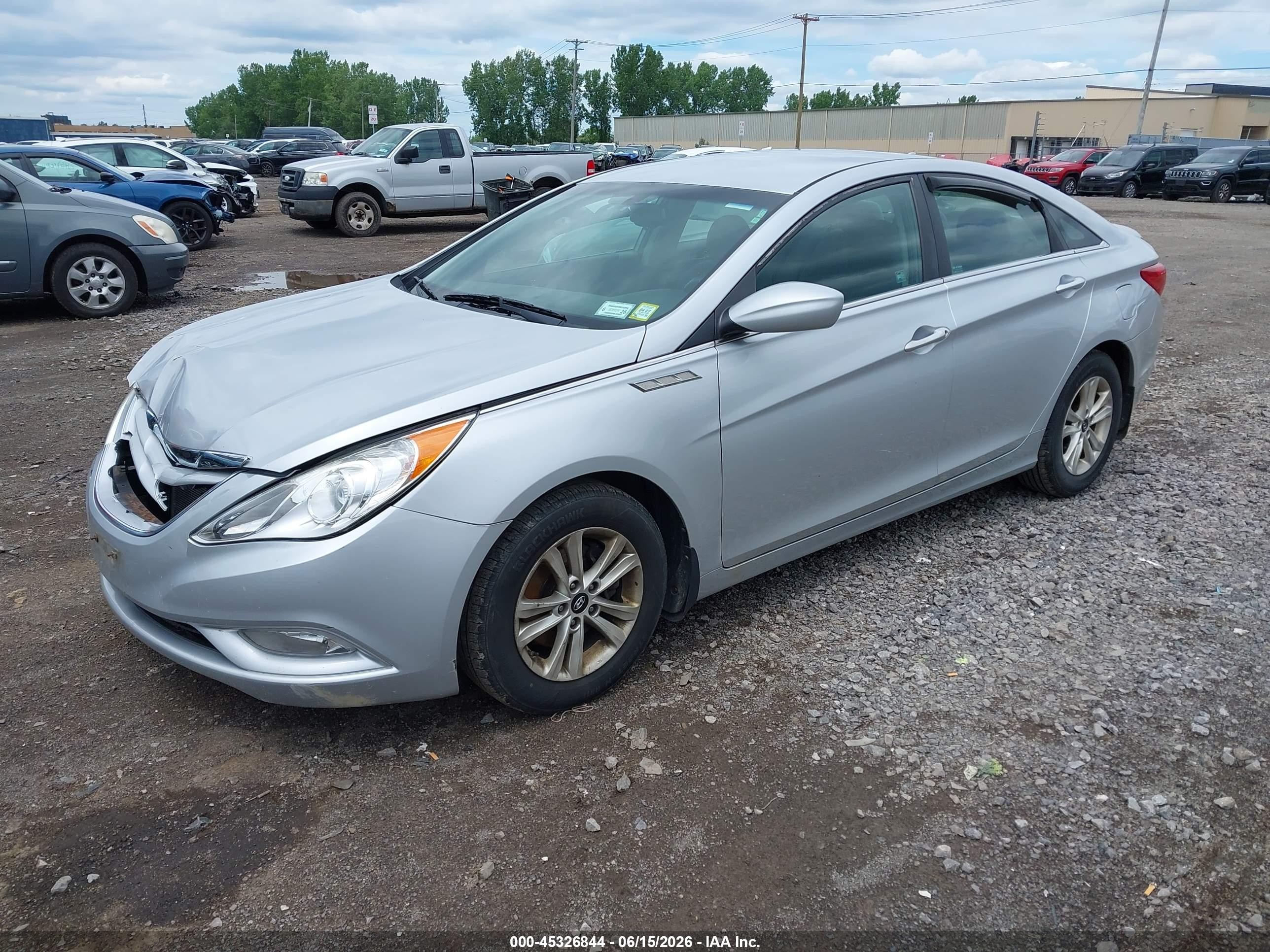 2013 Hyundai Sonata Gls Серебряный vin: 5NPEB4AC1DH762505
