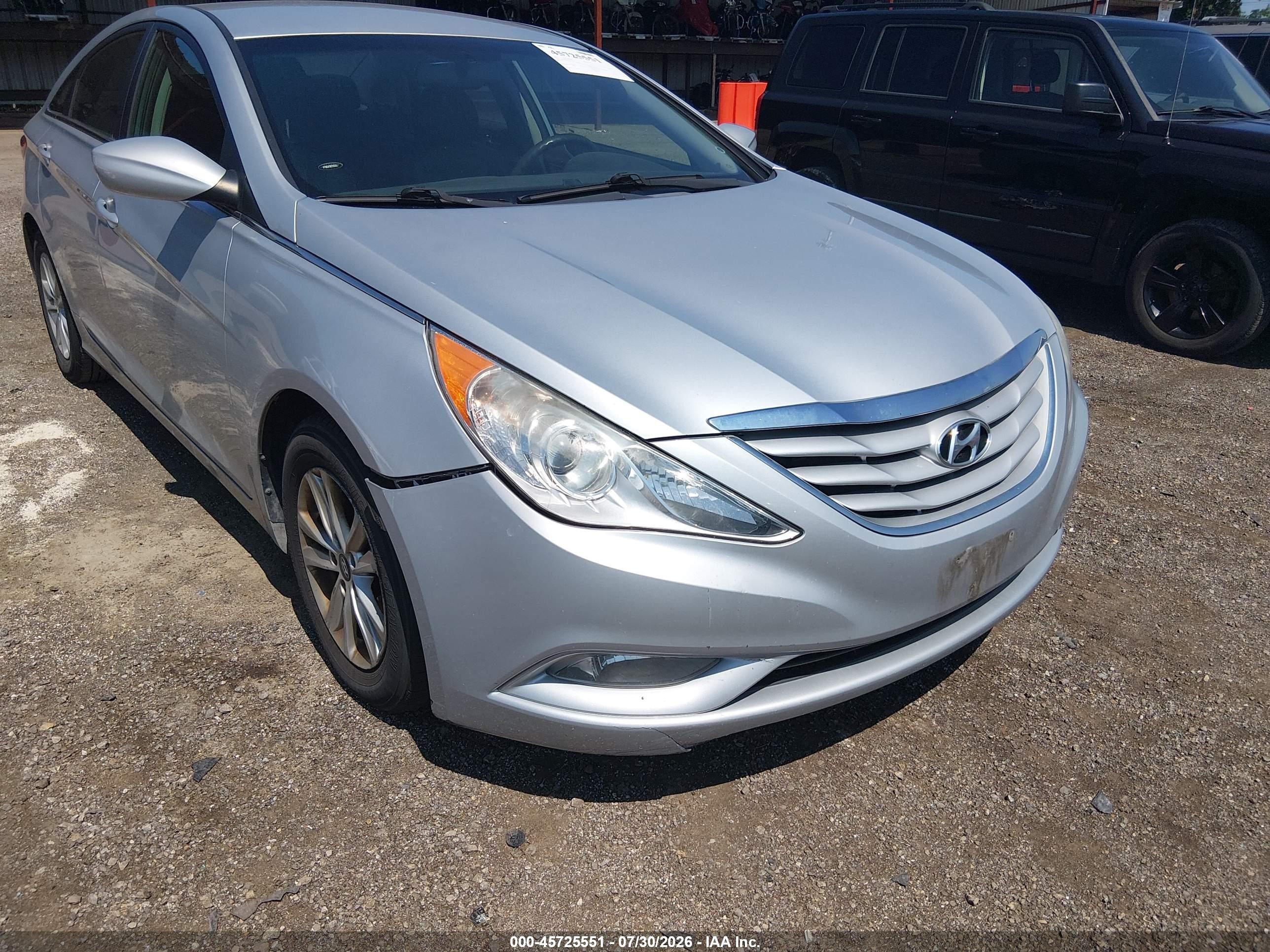 2013 Hyundai Sonata Gls Silver vin: 5NPEB4AC1DH763279