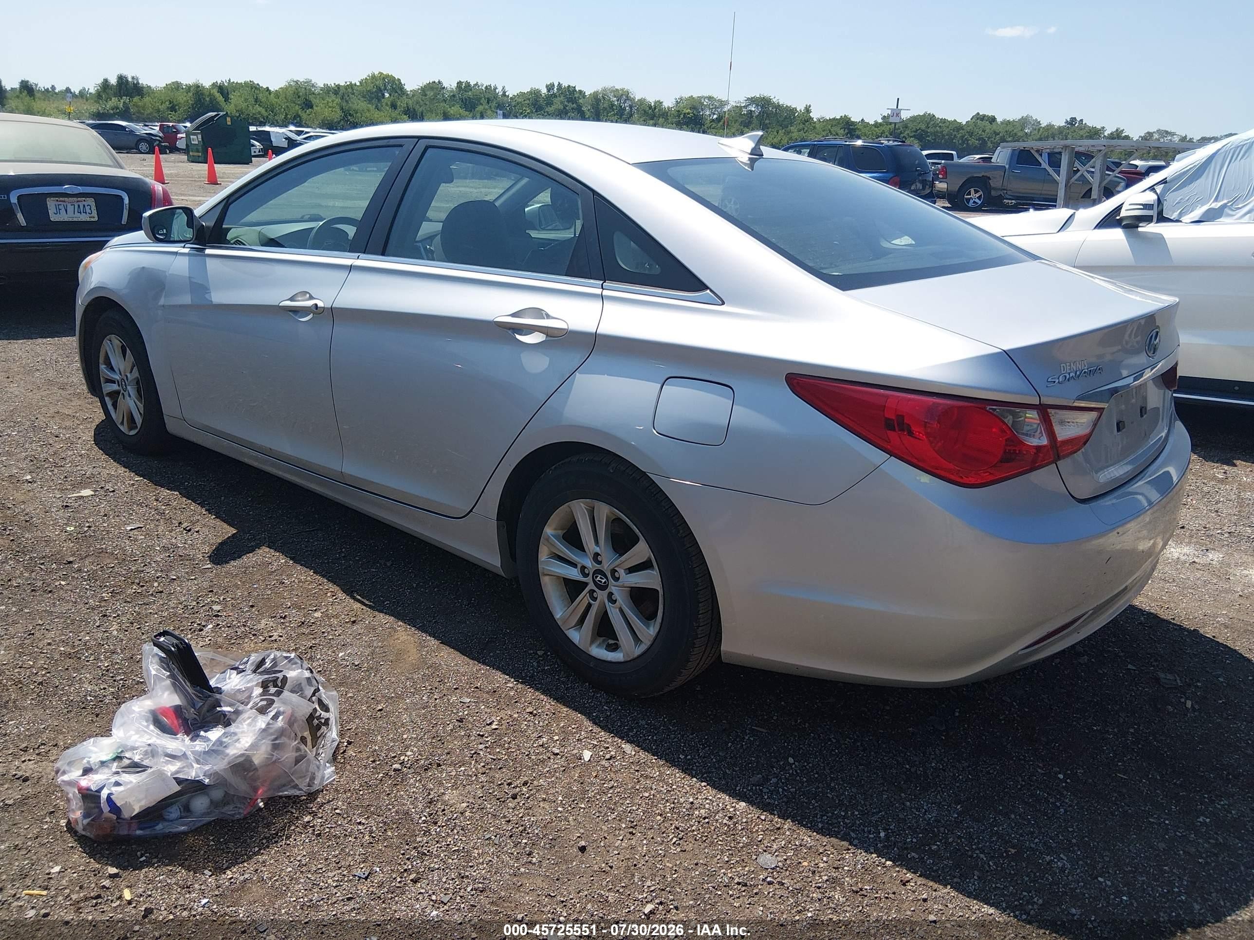 2013 Hyundai Sonata Gls Silver vin: 5NPEB4AC1DH763279