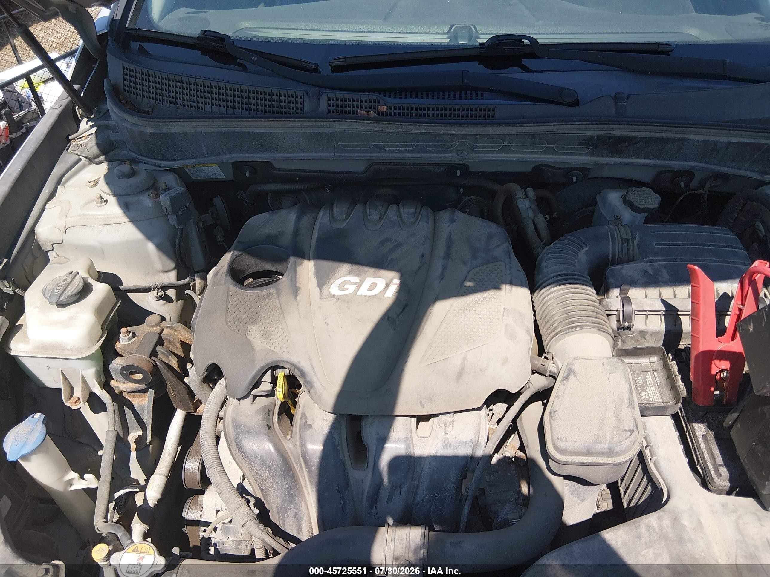2013 Hyundai Sonata Gls Silver vin: 5NPEB4AC1DH763279