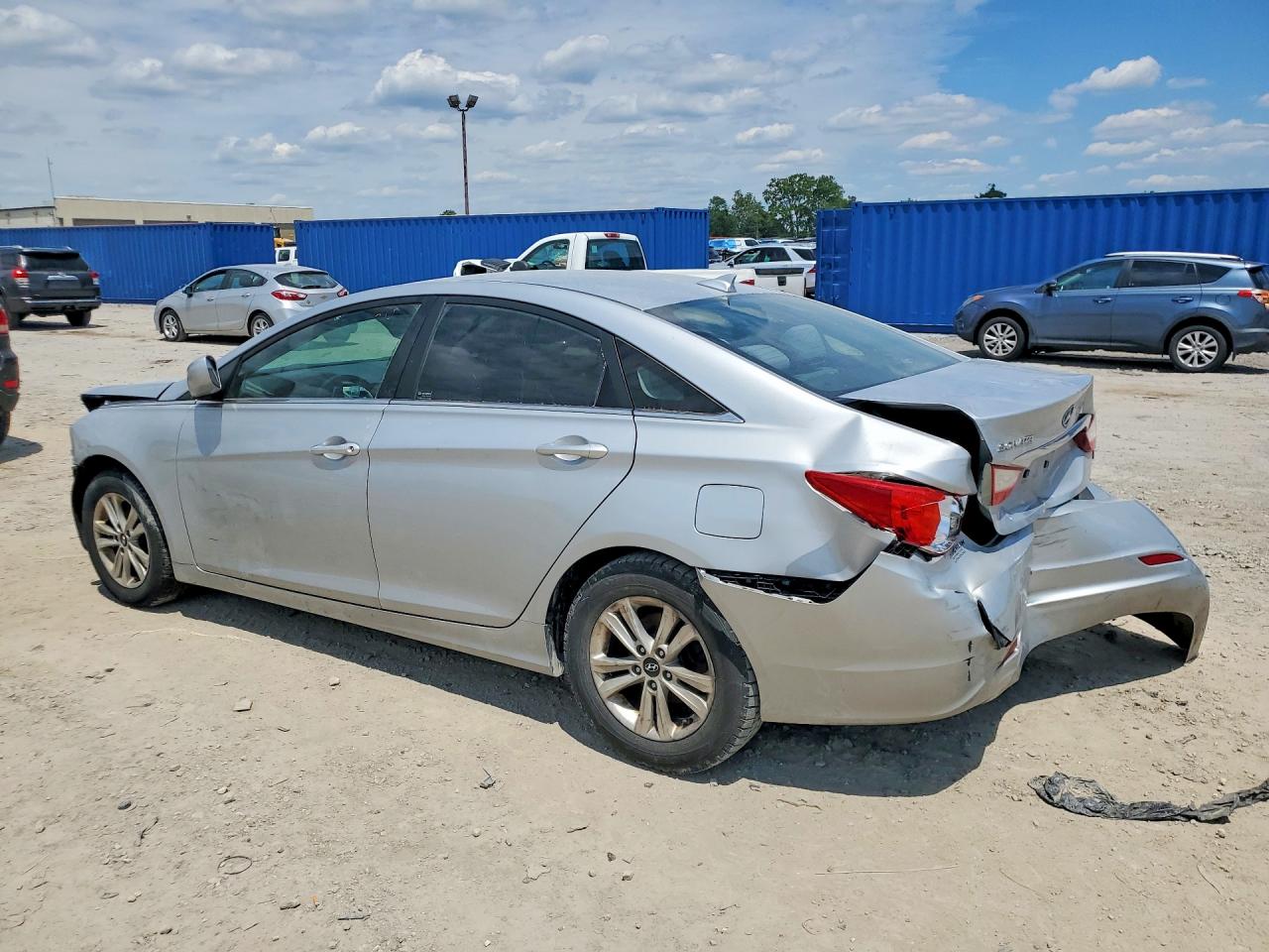 2013 Hyundai Sonata Gls Silver vin: 5NPEB4AC1DH768224