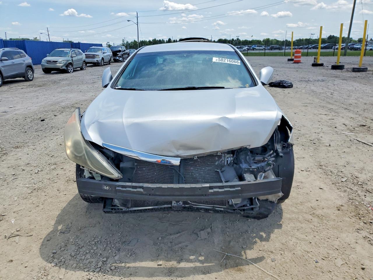2013 Hyundai Sonata Gls Silver vin: 5NPEB4AC1DH768224