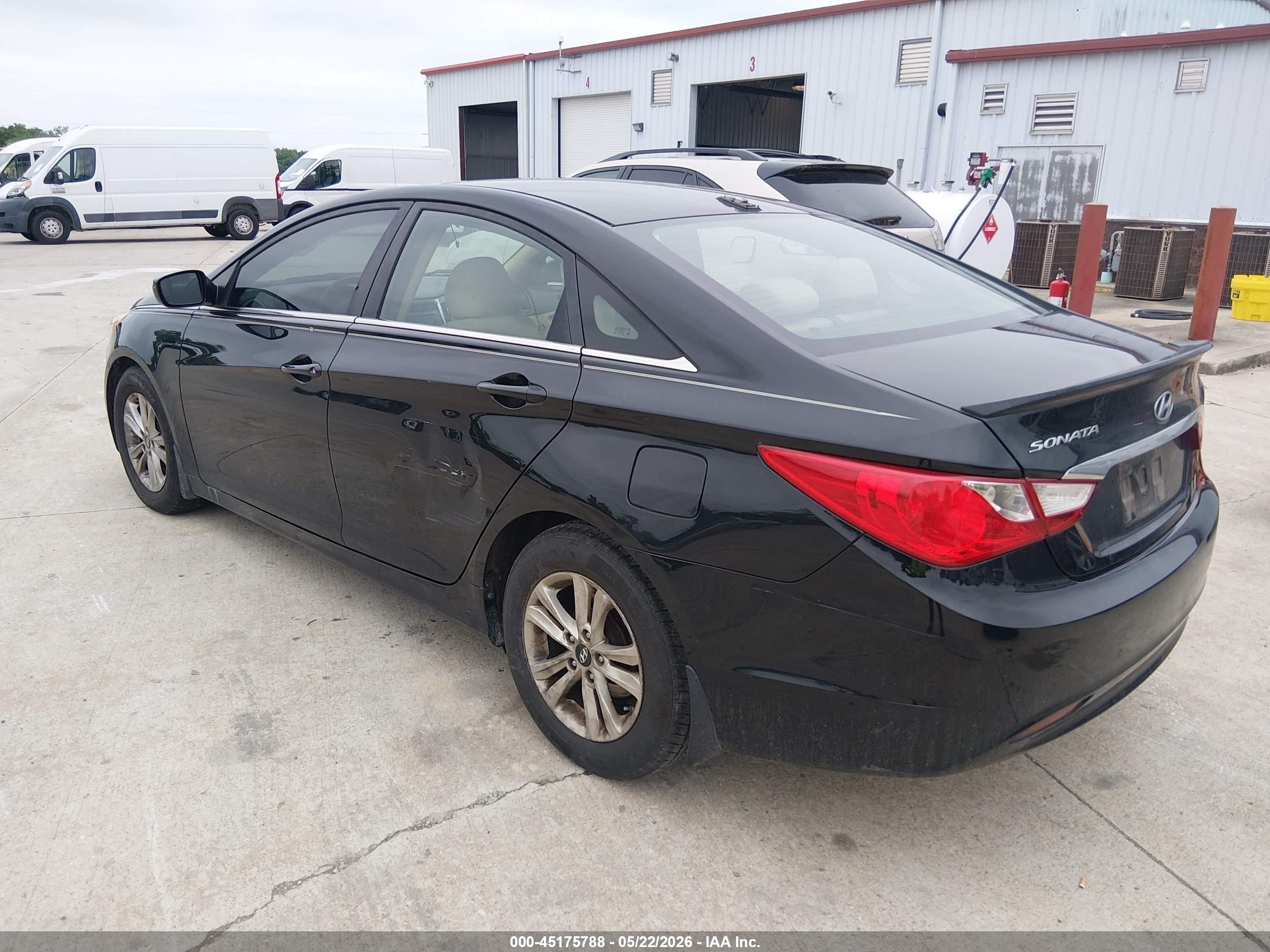 2013 Hyundai Sonata Gls Black vin: 5NPEB4AC1DH768675