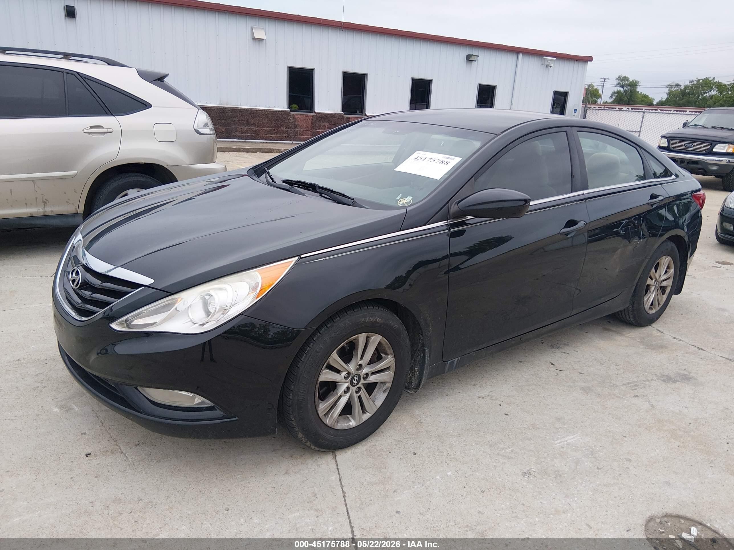 2013 Hyundai Sonata Gls Black vin: 5NPEB4AC1DH768675