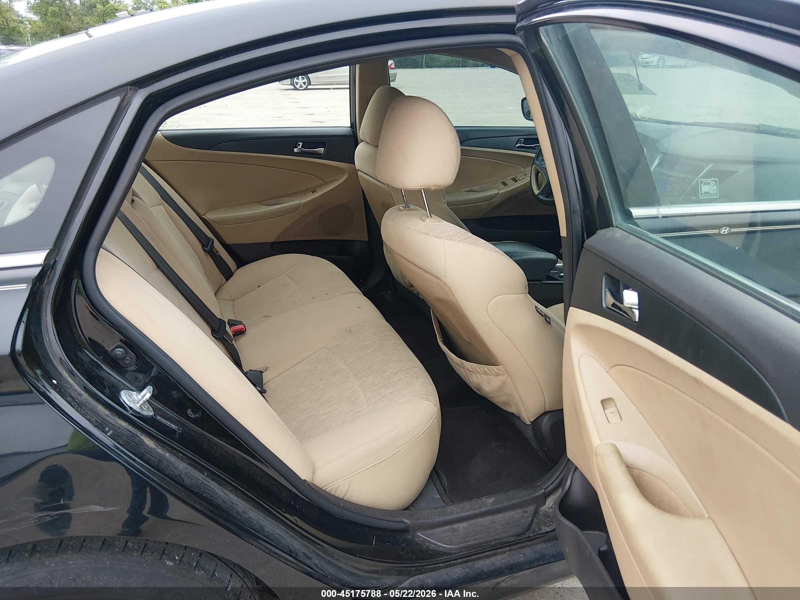 2013 Hyundai Sonata Gls Black vin: 5NPEB4AC1DH768675
