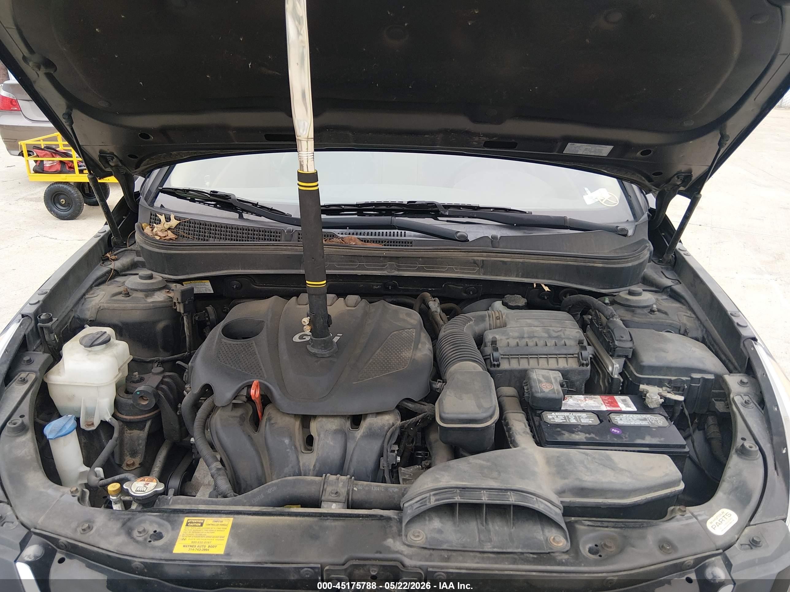 2013 Hyundai Sonata Gls Black vin: 5NPEB4AC1DH768675