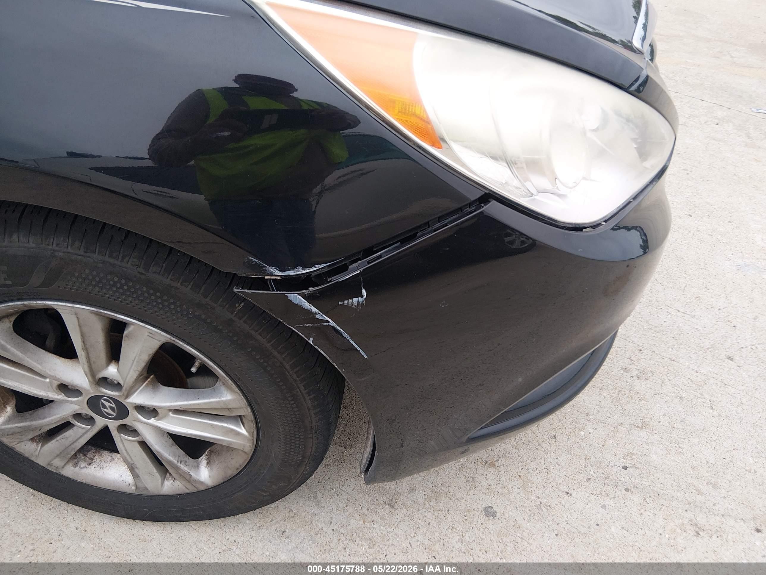 2013 Hyundai Sonata Gls Black vin: 5NPEB4AC1DH768675