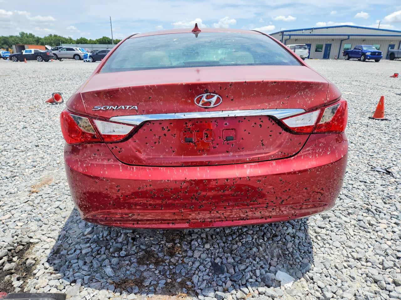 2013 Hyundai Sonata Gls Red vin: 5NPEB4AC1DH775769