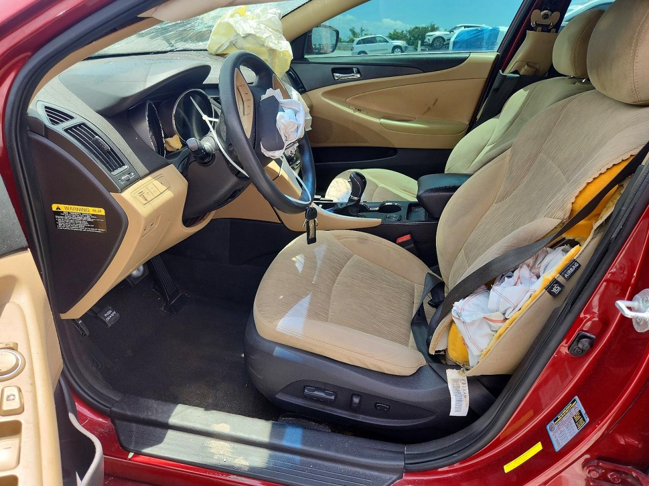 2013 Hyundai Sonata Gls Red vin: 5NPEB4AC1DH775769