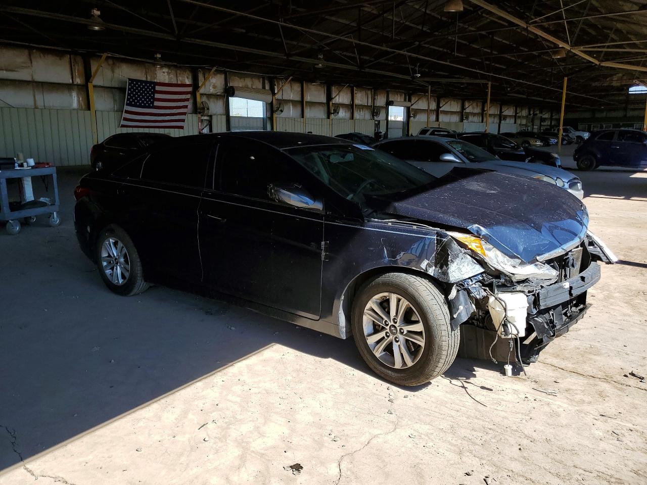 2013 Hyundai Sonata Gls Charcoal vin: 5NPEB4AC1DH776596