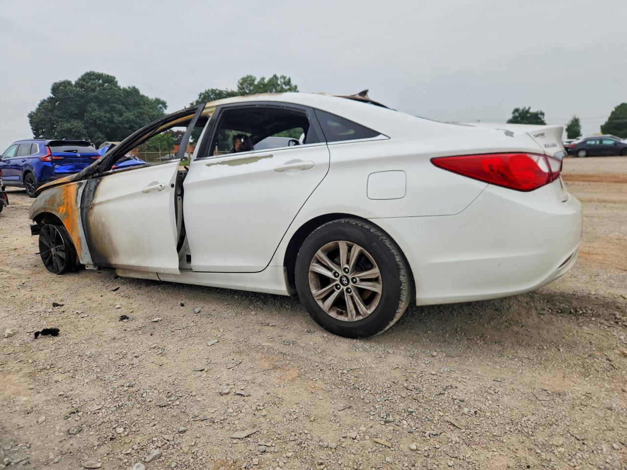 2013 Hyundai Sonata Gls White vin: 5NPEB4AC1DH779823