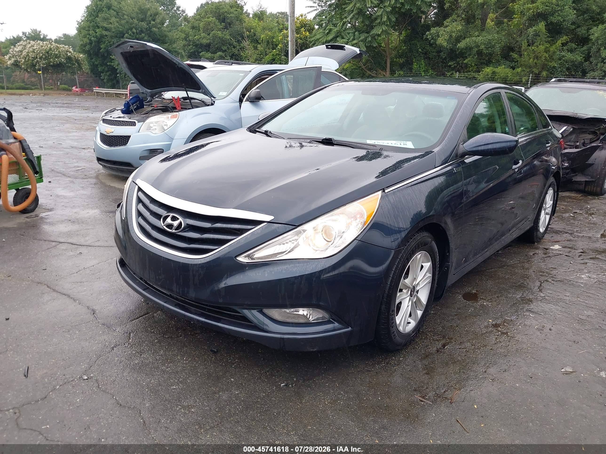 2013 Hyundai Sonata Gls Blue vin: 5NPEB4AC1DH789803