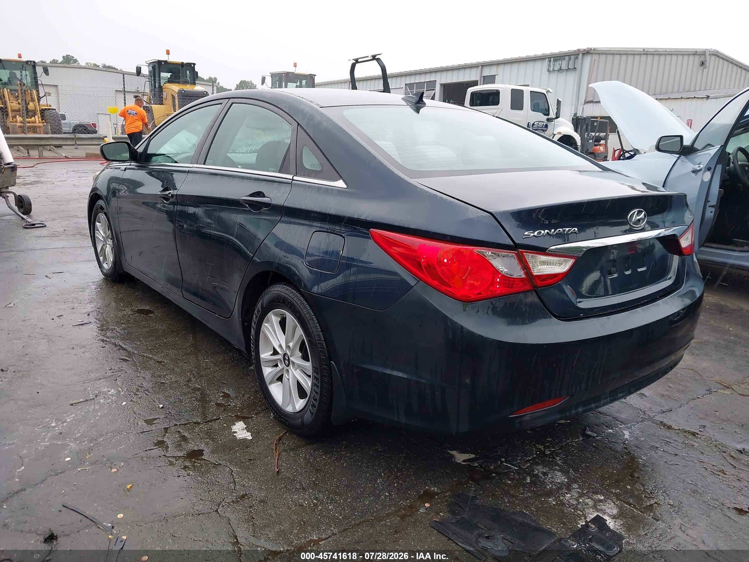 2013 Hyundai Sonata Gls Blue vin: 5NPEB4AC1DH789803