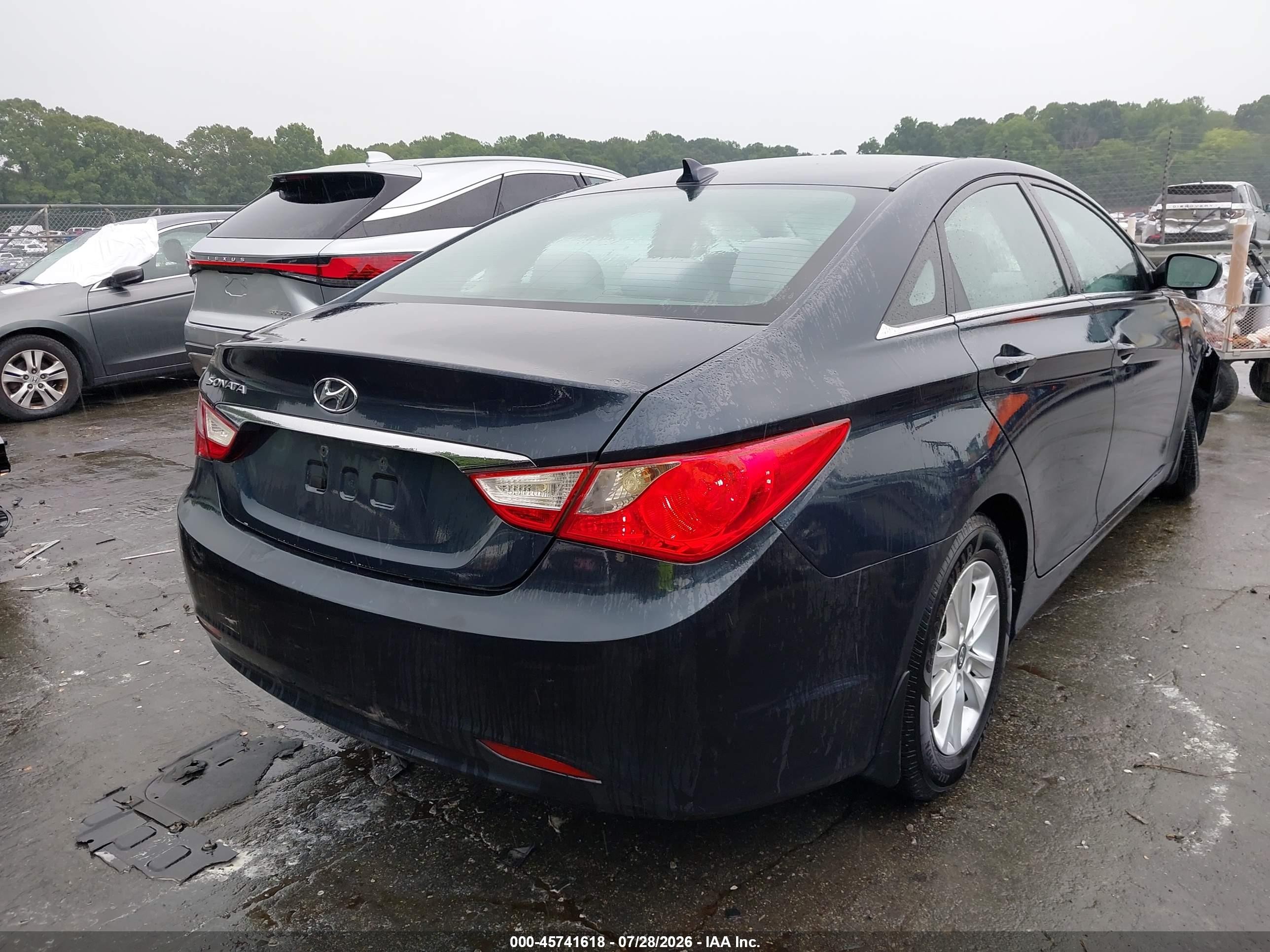 2013 Hyundai Sonata Gls Blue vin: 5NPEB4AC1DH789803