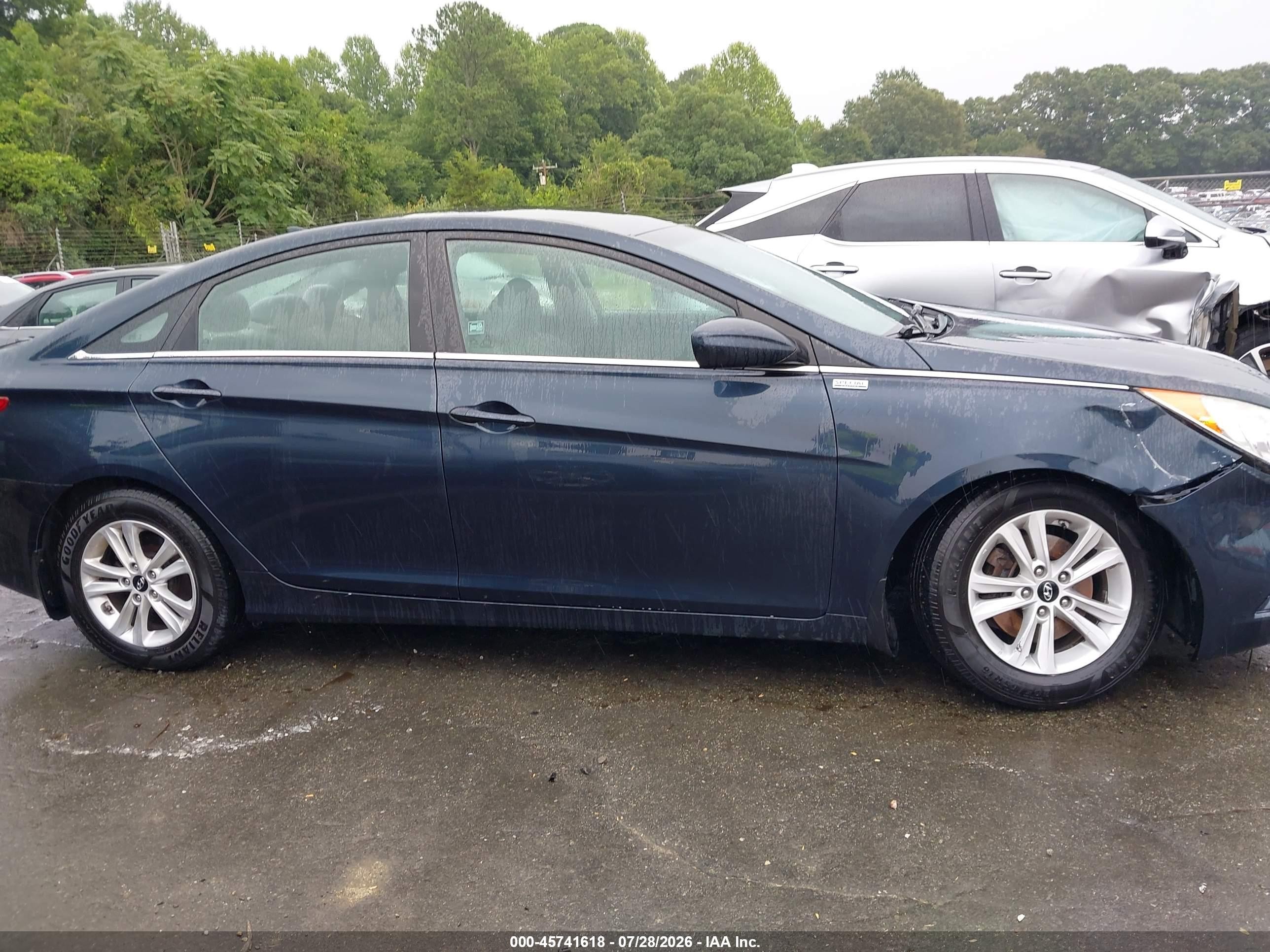 2013 Hyundai Sonata Gls Blue vin: 5NPEB4AC1DH789803